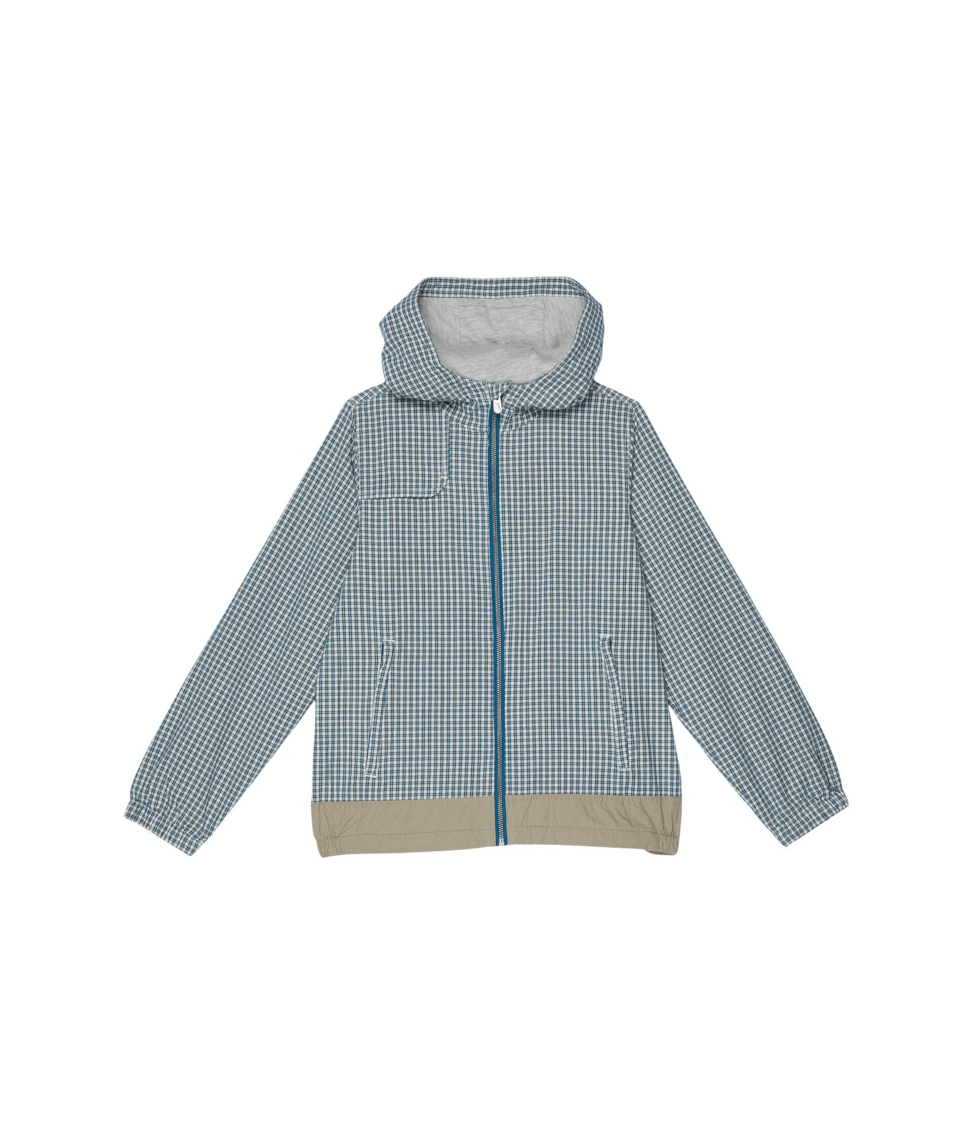 Beaux Mini Check Hooded Jacket (Toddler/Little Kids/Big Kids) Peek