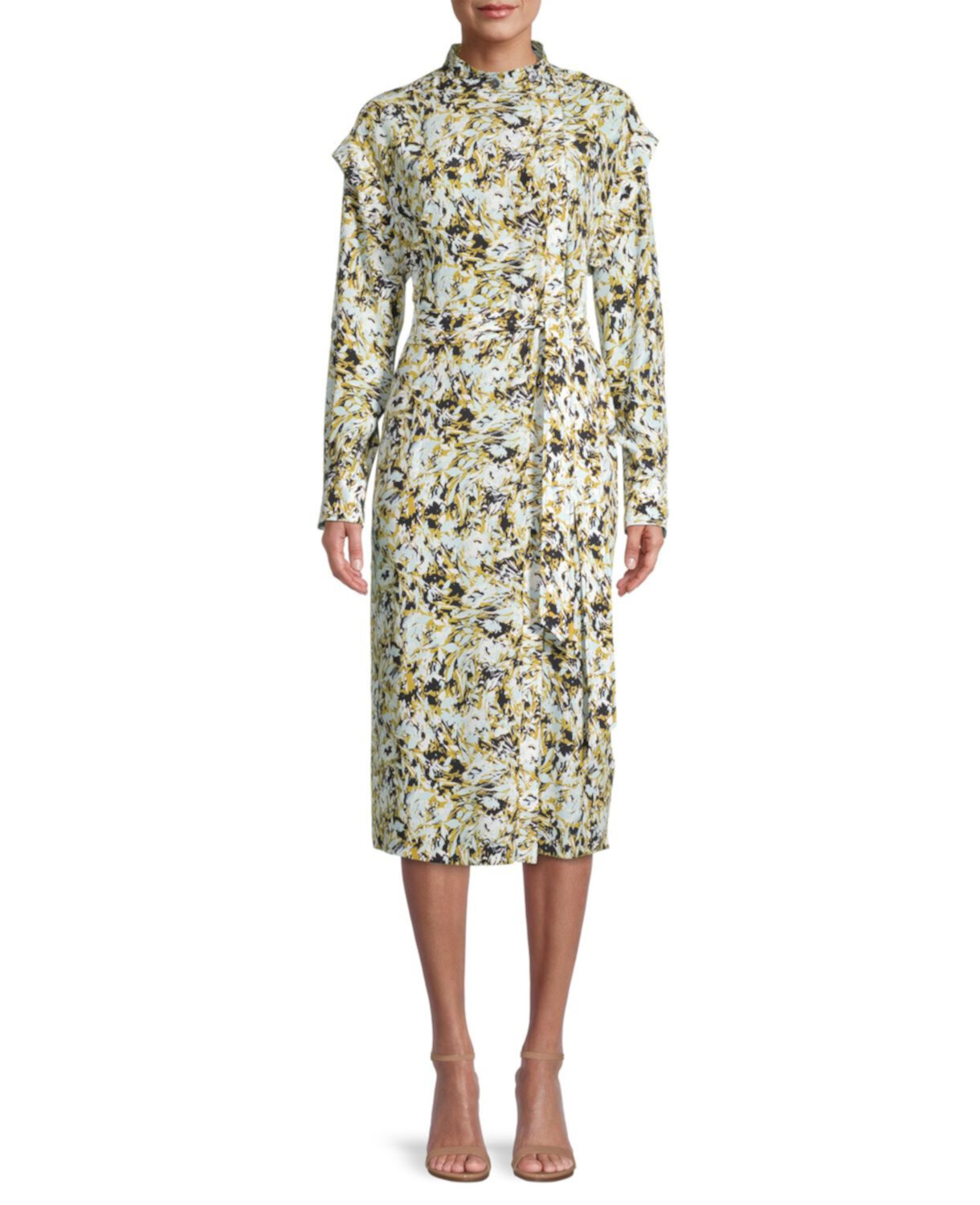 Платье Ondine с абстрактным цветочным принтом EQUIPMENT