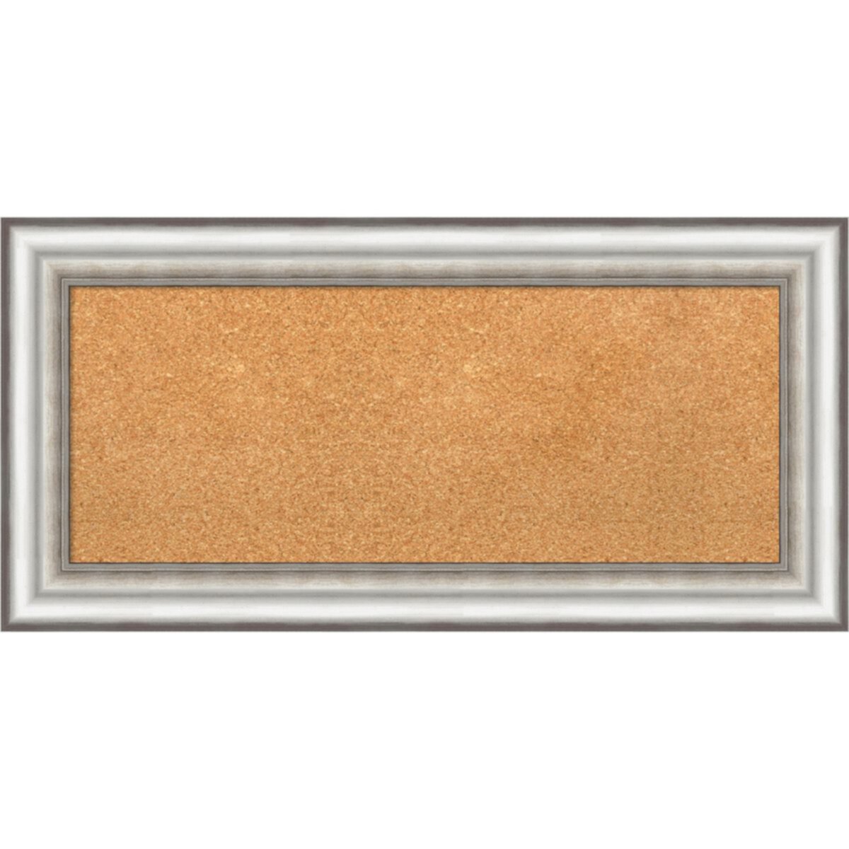 Amanti Art Salon Silver Finish Framed Cork Board Wall Decor Amanti Art