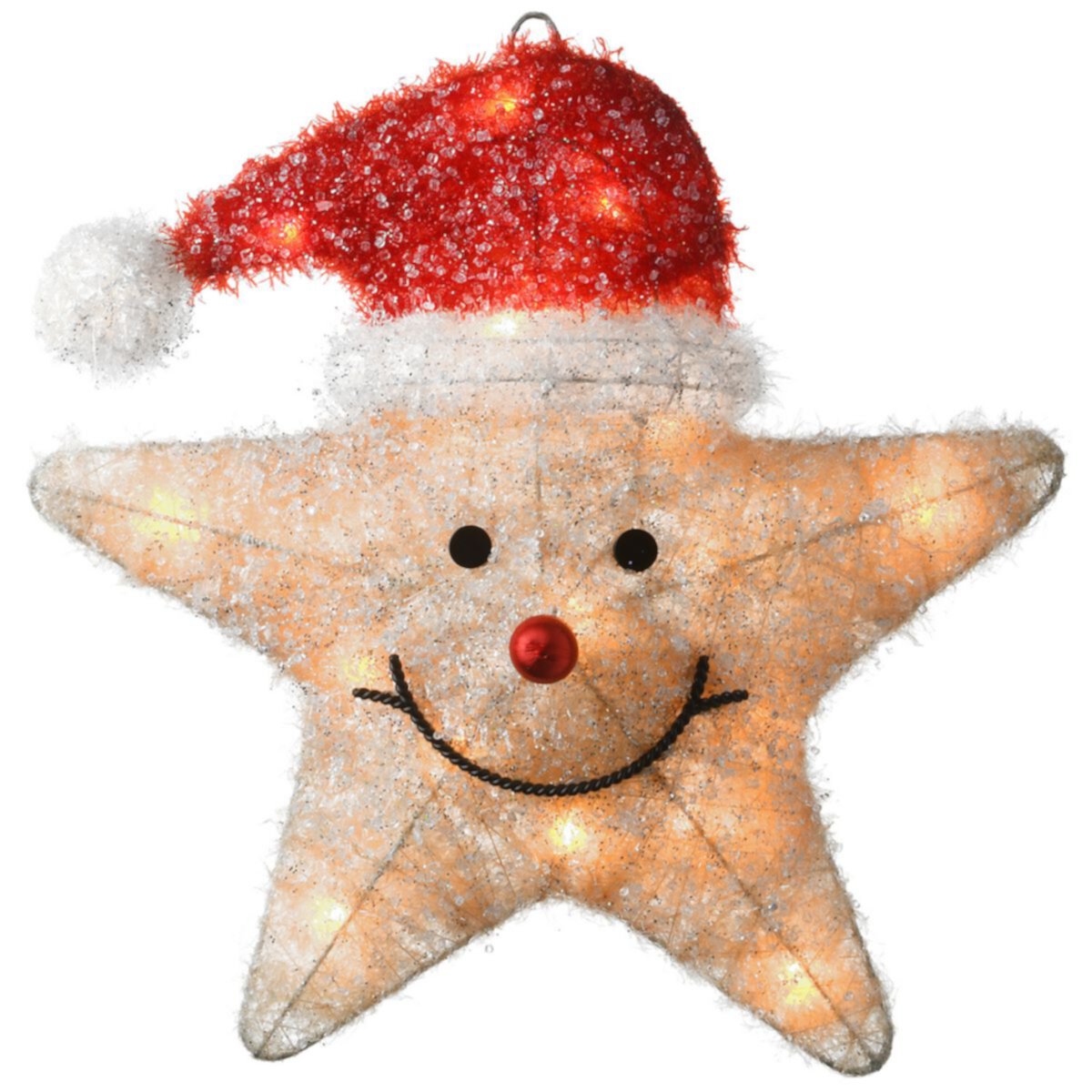 National Tree Company Smiling Yellow Star Christmas Wall Decor National Tree Company