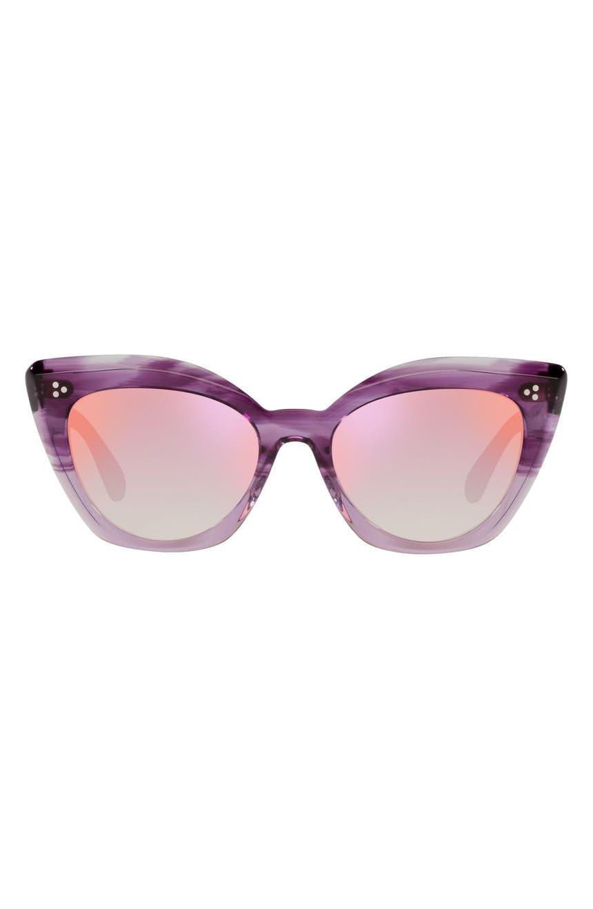 Солнцезащитные очки-бабочки Laiya 55 мм с градиентом Oliver Peoples