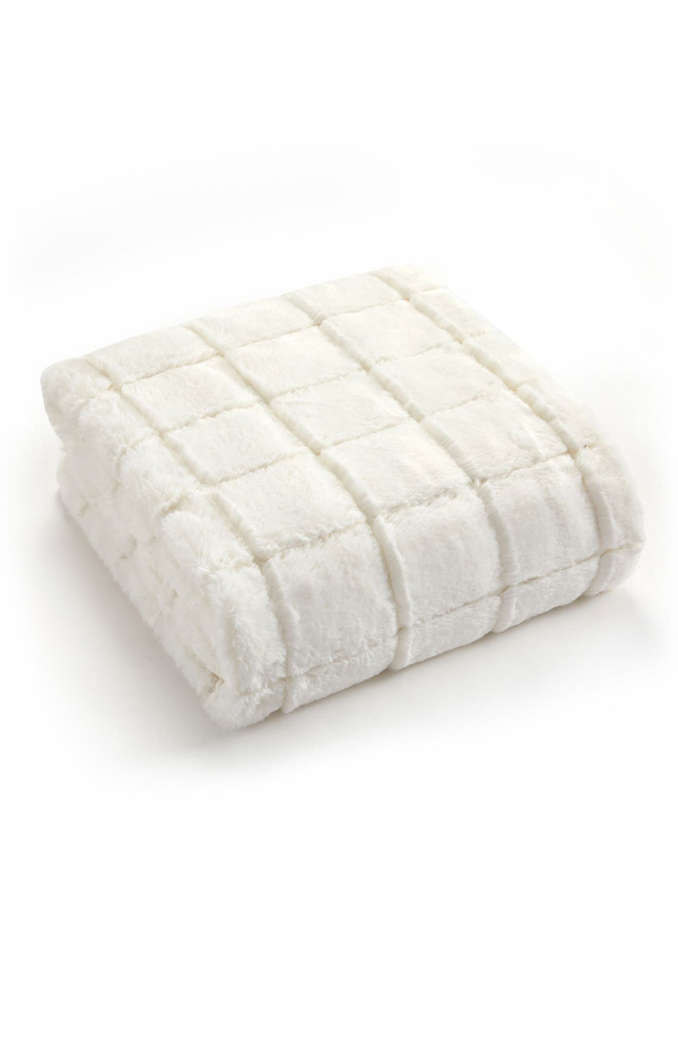 Жаккардовое одеяло Clarene из искусственного меха кролика CHIC