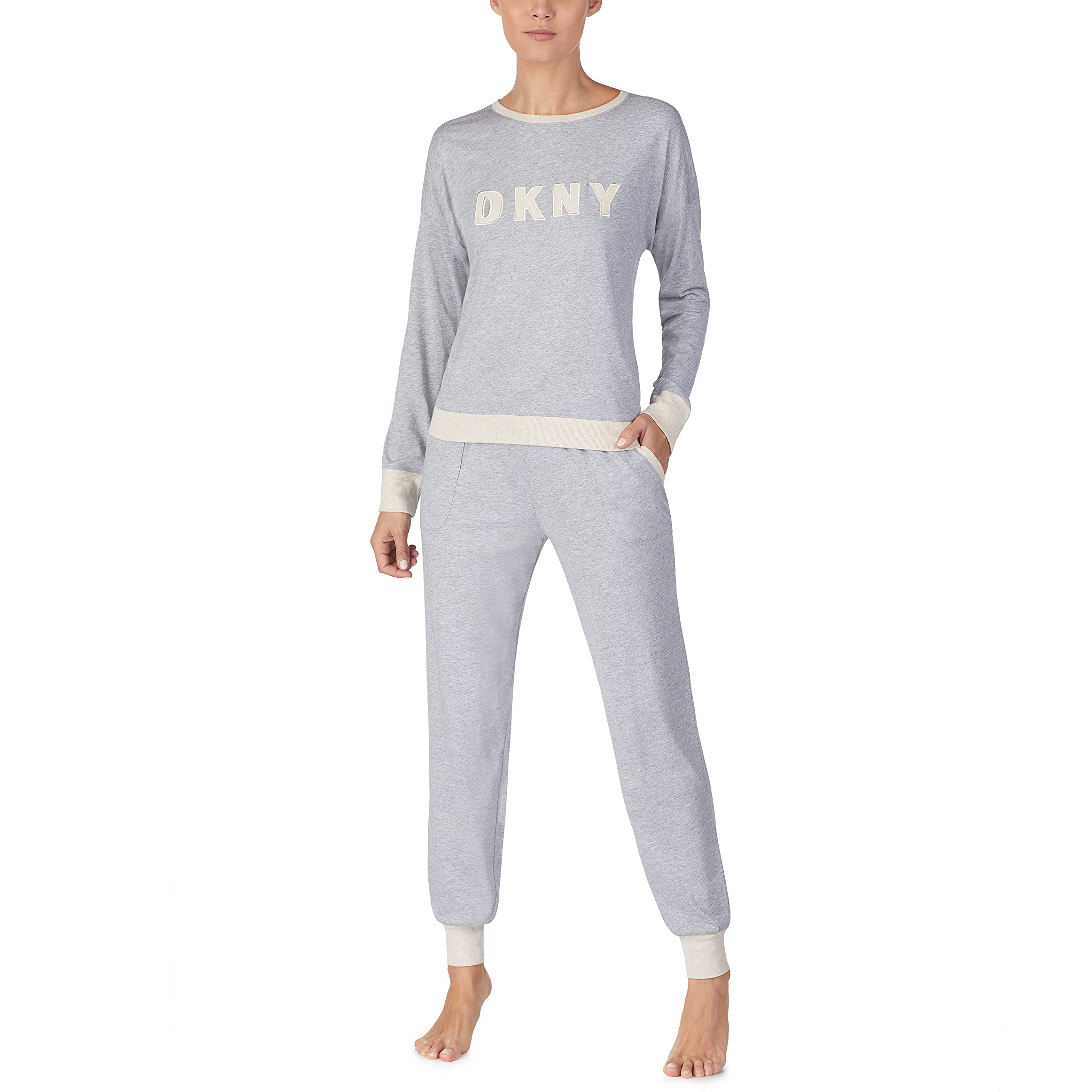 Long Sleeve Joggers PJ Set Dkny