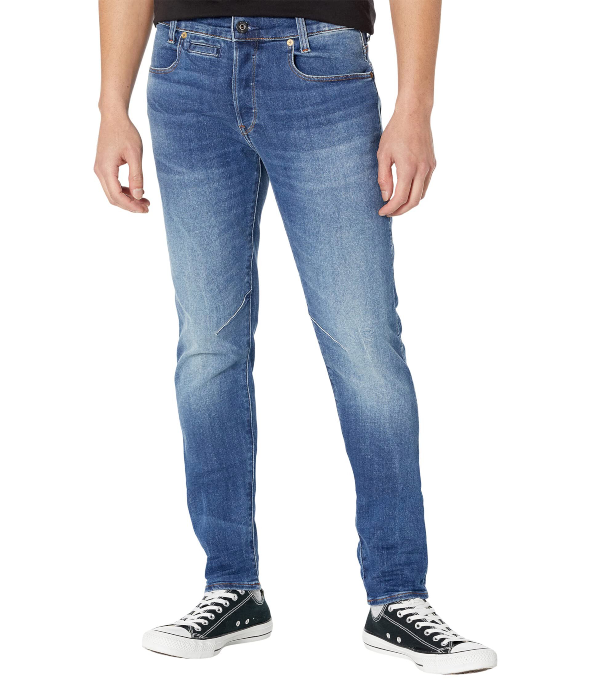 D-Staq Five-Pocket Slim in Medium Indigo Aged G-Star Raw