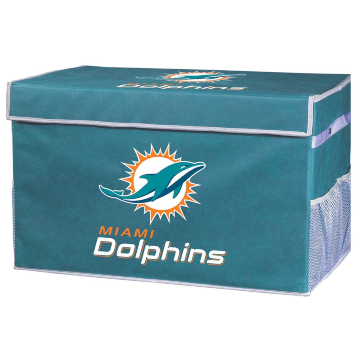 Franklin Sports Miami Dolphins Small Collapsible Footlocker Storage Bin Franklin Sports