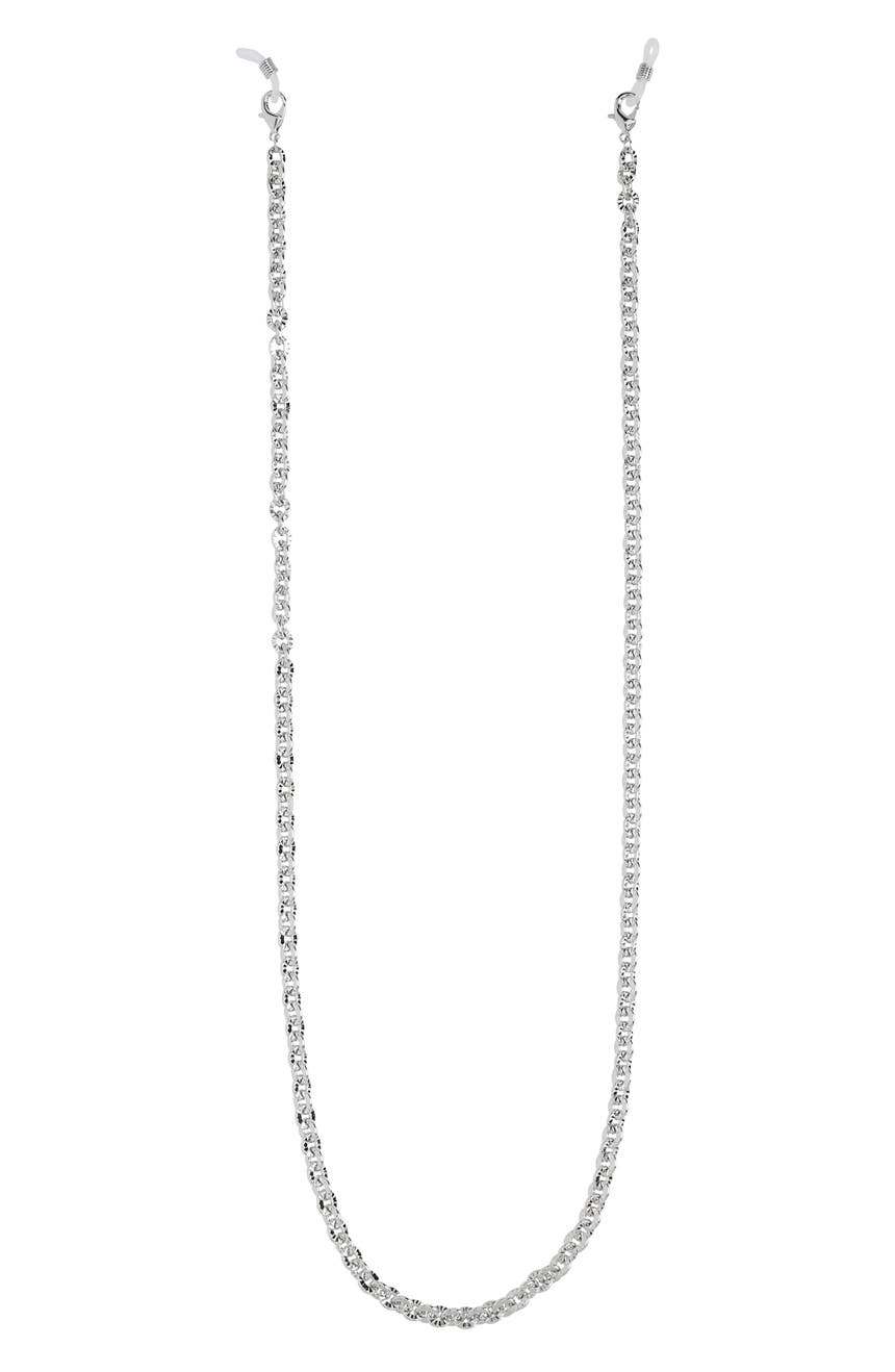 <sup>®</sup> Textured Metal Adult Face Mask Chain Halogen