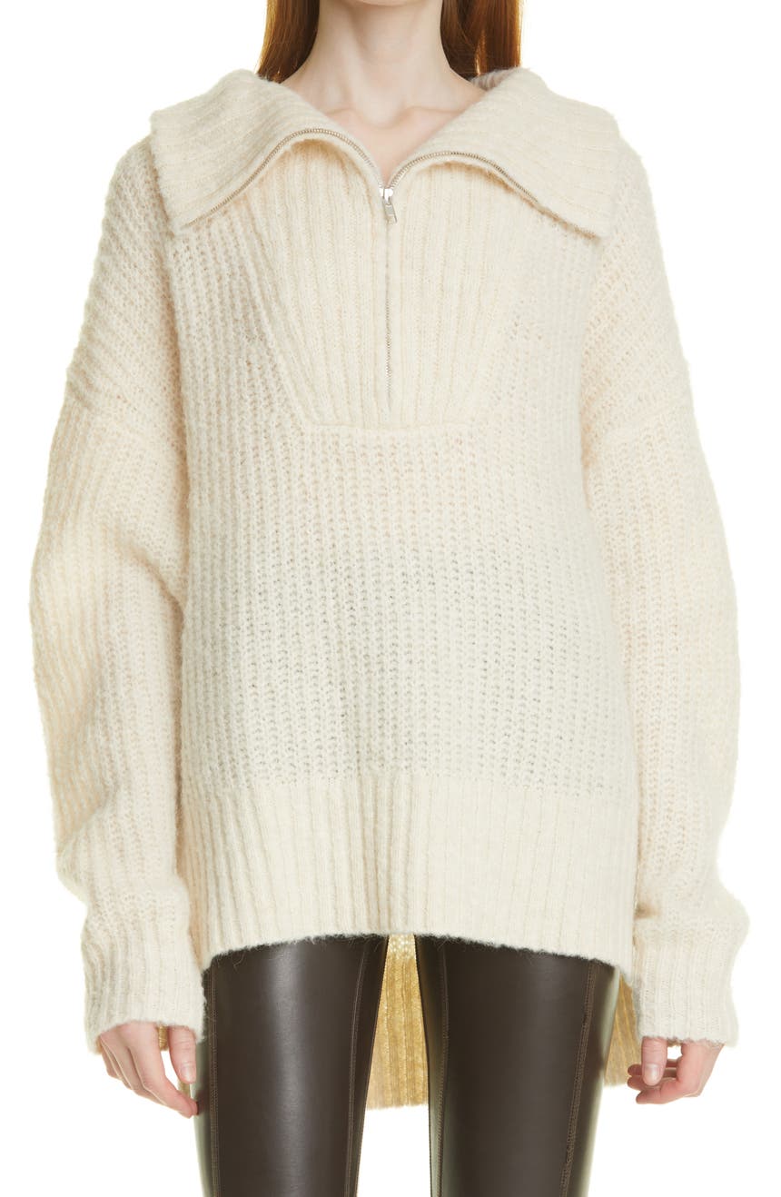Шерстяной свитер Everett с молнией до половины A.L.C.