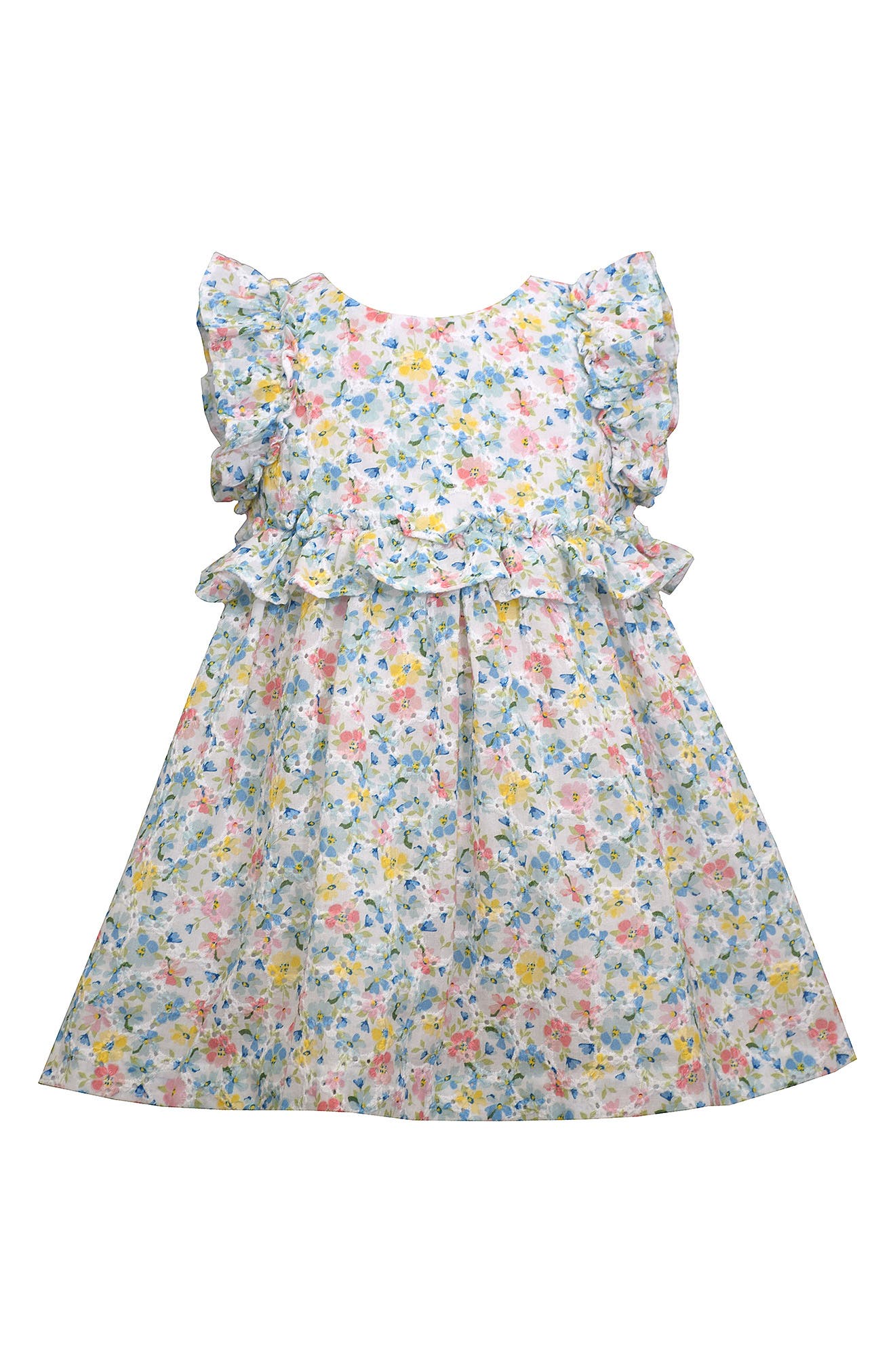 Short Sleeve Floral Print Dress GERSON AND GERSON