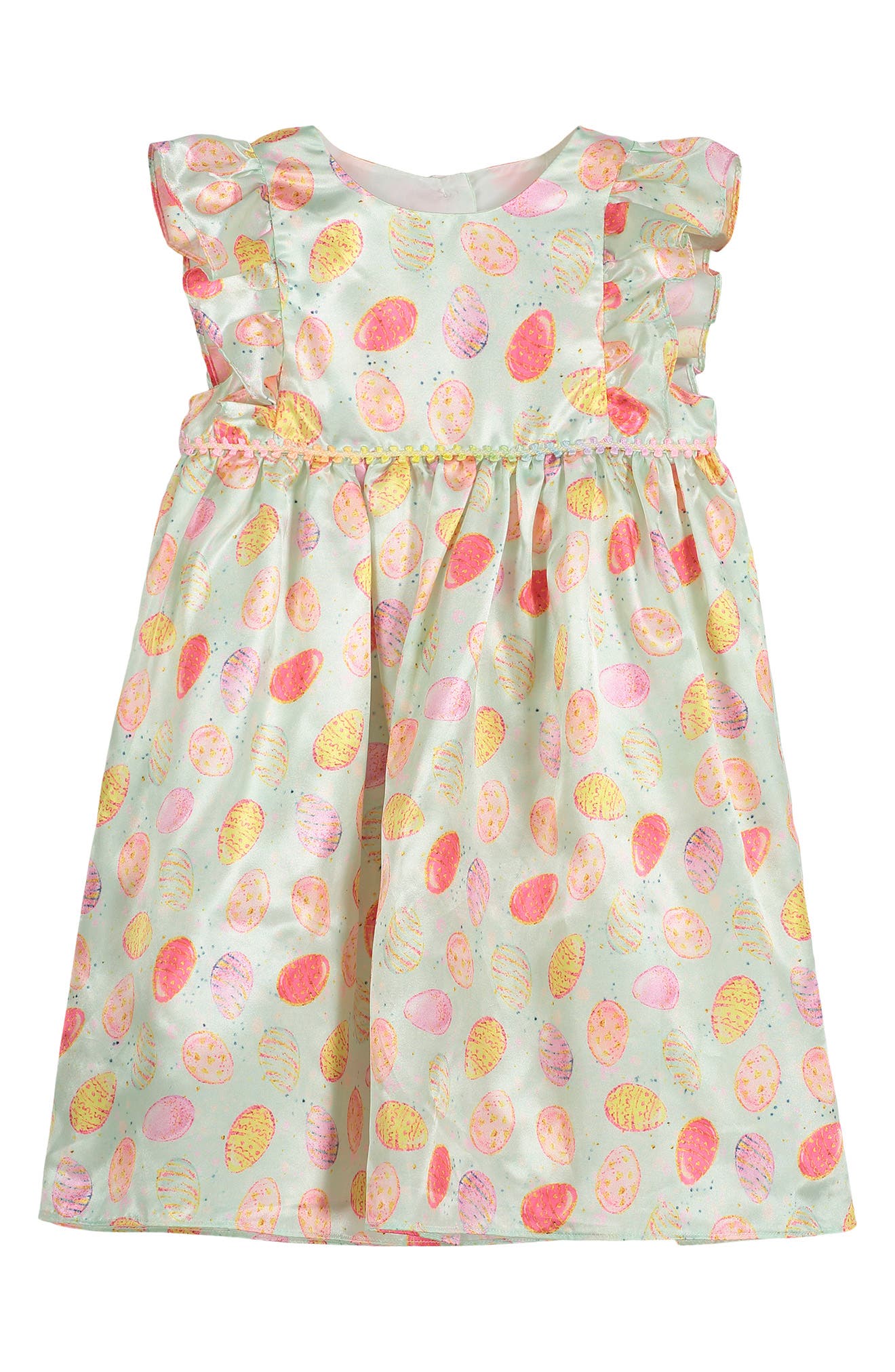 Allover Egg Print Ruffle Dress PIPPA AND JULIE