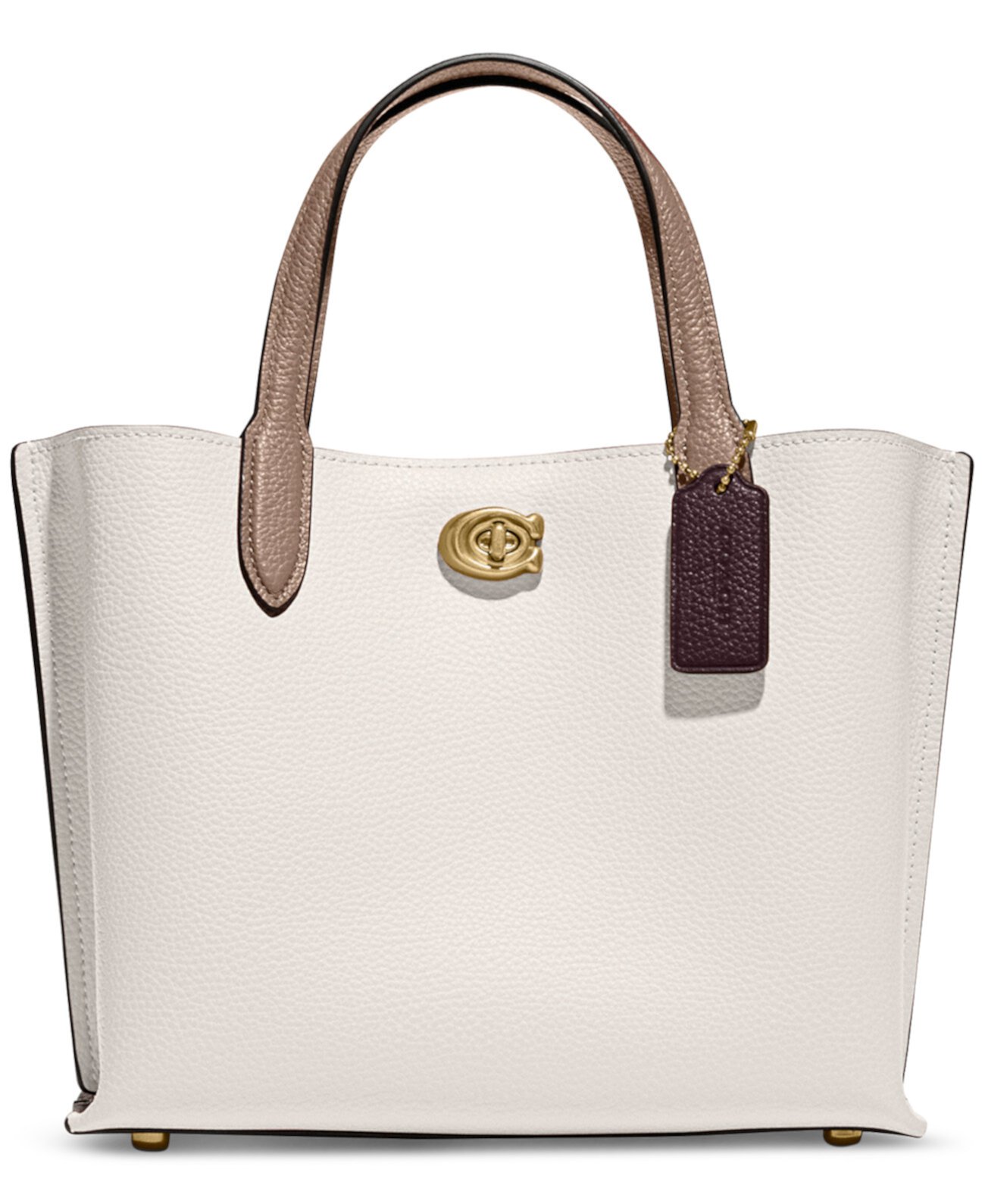 Polished Pebble Leather Willow Tote 24 with Convertible Straps COACH