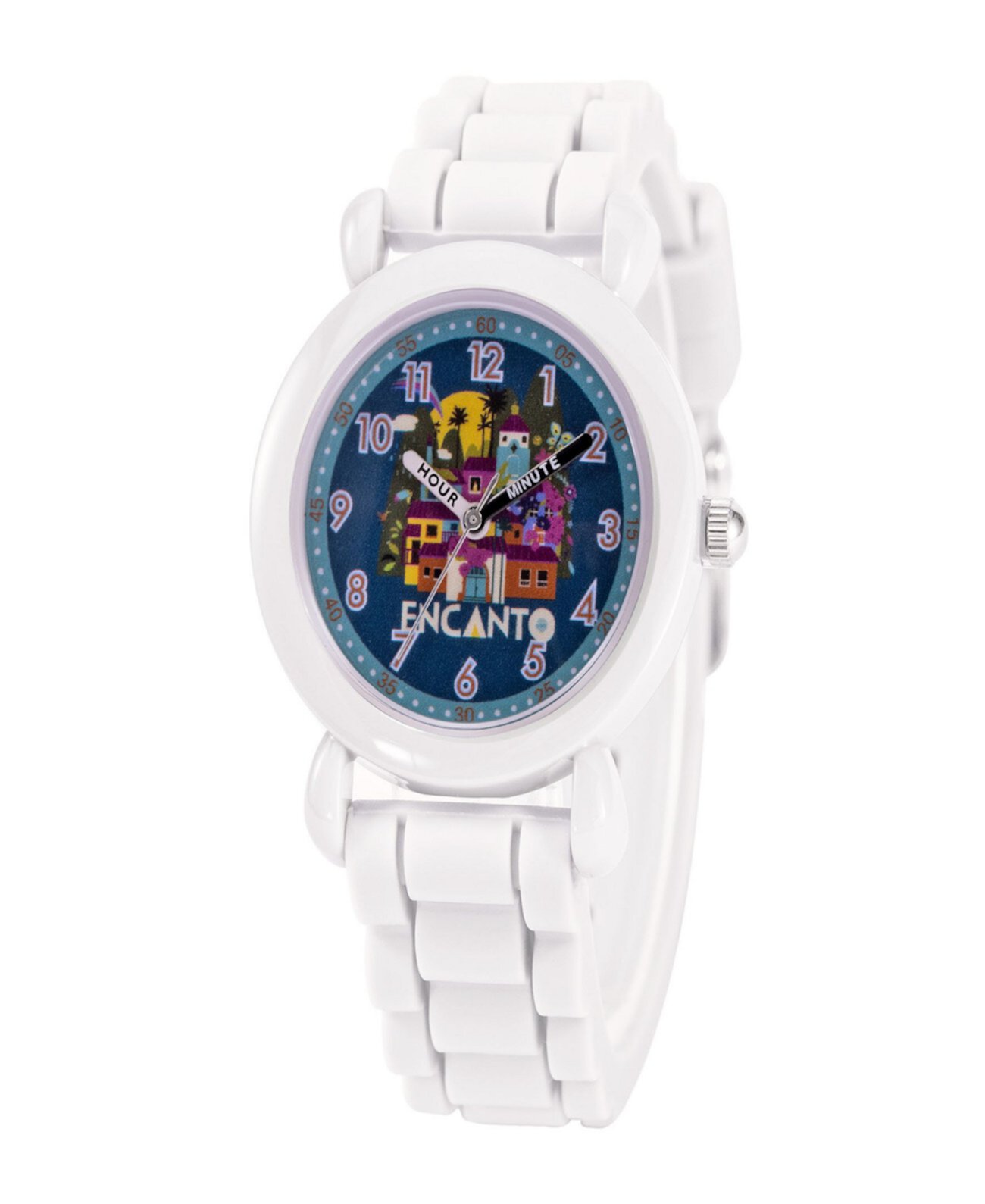 Часы Disney Encanto для мальчиков с белым силиконовым ремешком, 32 мм Ewatchfactory