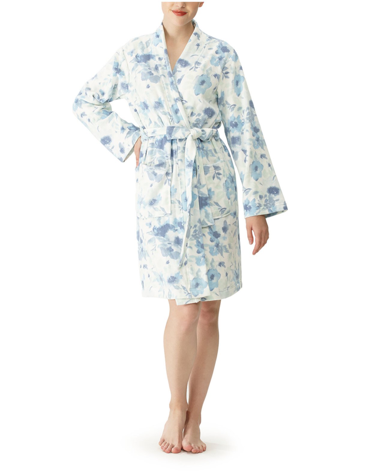 Женский халат-кимоно Velvetloft с цветочным принтом Berkshire
