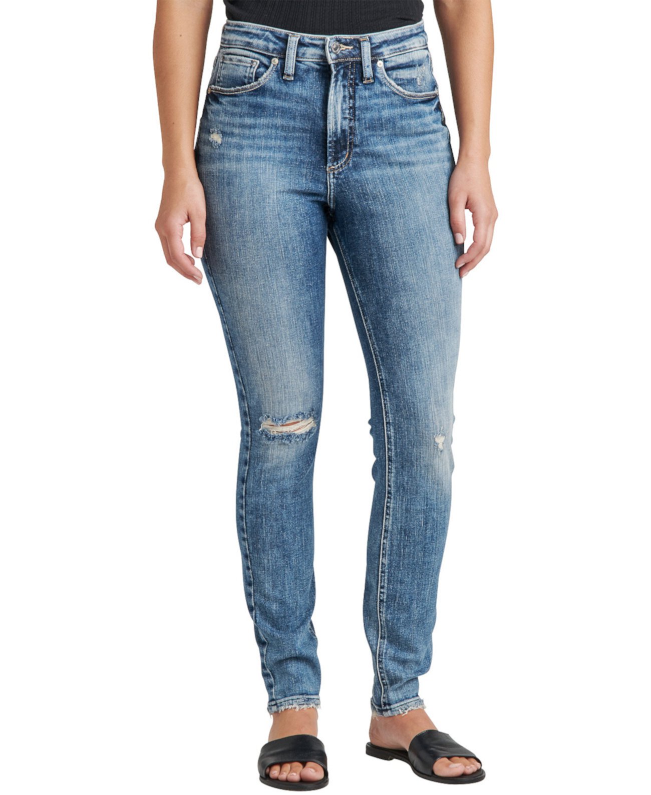 Женские джинсы скинни High Note с высокой посадкой Silver Jeans Co.