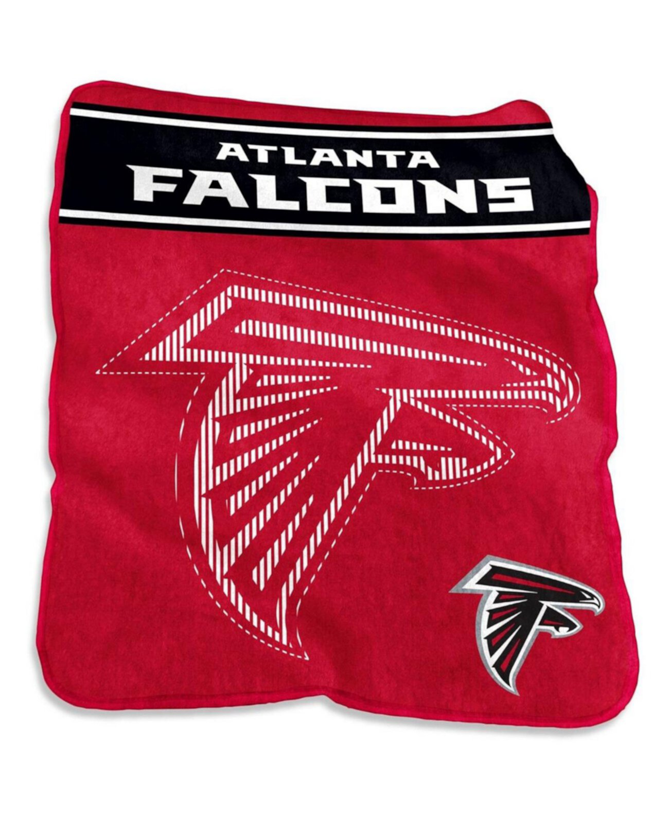 Туристическое одеяло Logo Brand Atlanta Falcons 60'' x 80'' XL Raschel Plush Logo Brand