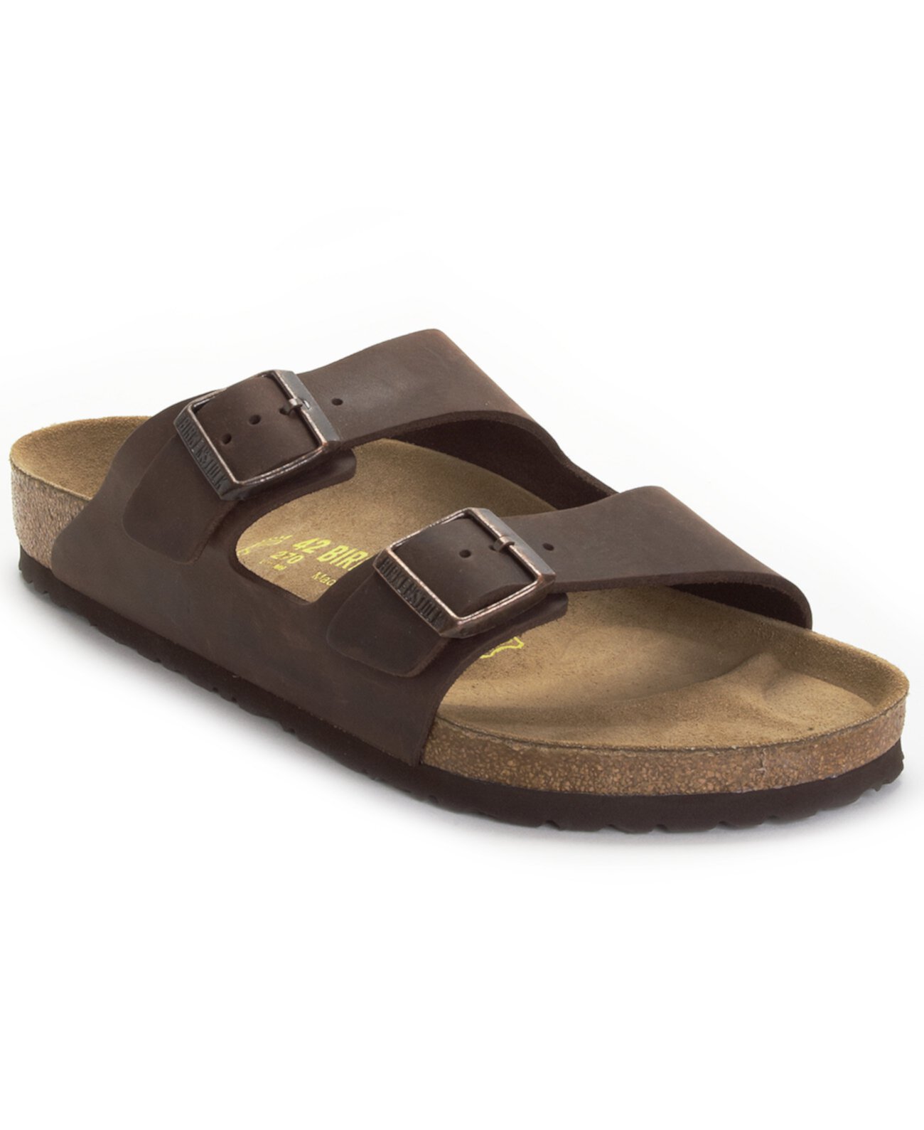 Мужские сандалии Birkenstock Arizona Essentials из искусственной кожи с двумя ремешками Birkenstock