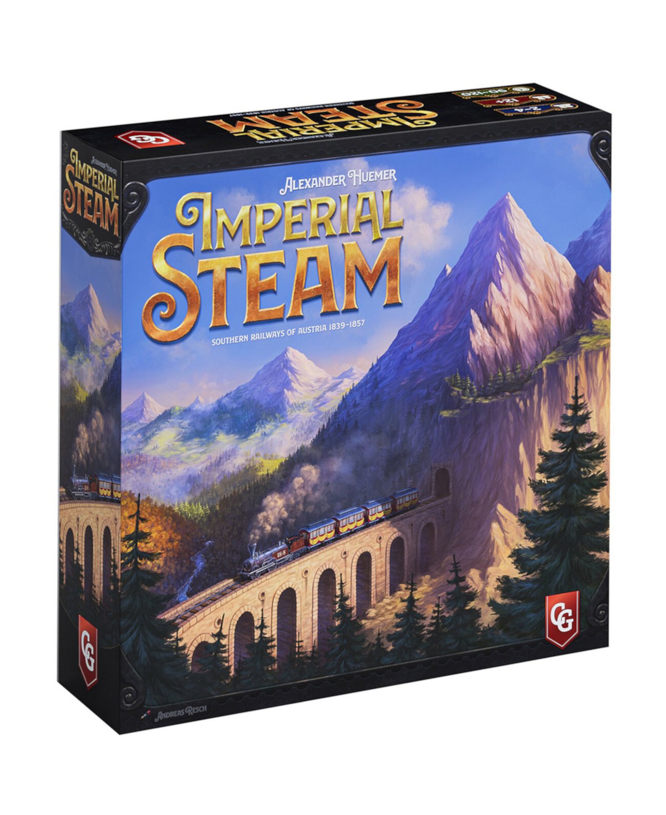 Стратегическая настольная игра Imperial Steam, 893 предмета Capstone Games