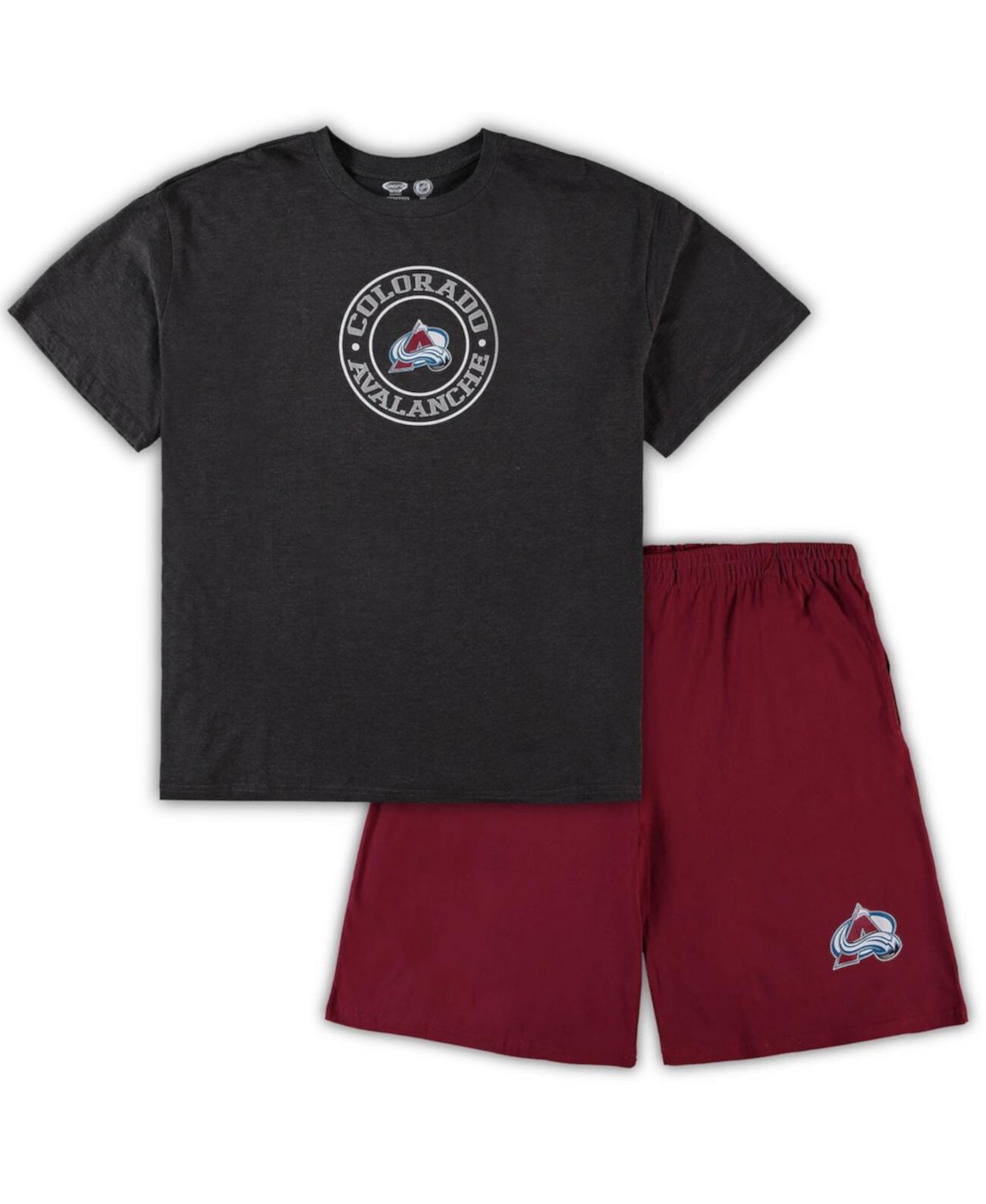 Мужская пижама Colorado Avalanche: футболка и шорты с эластичным поясом Concepts Sport