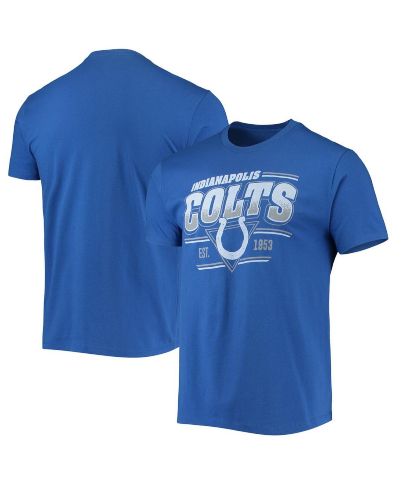 Мужская футболка Royal Indianapolis Colts Throwback Junk Food