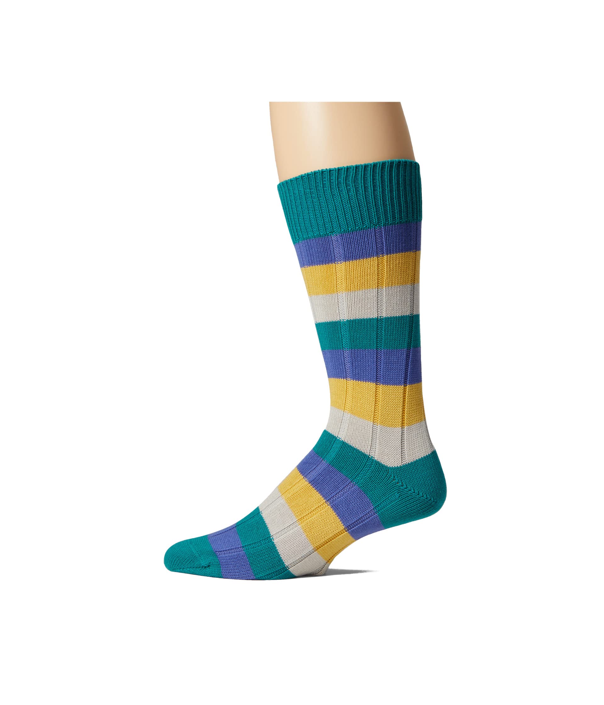 Носки Paul Smith Socks Victor Stripe с полосками из 76% хлопка, узор по всему изделию Paul Smith