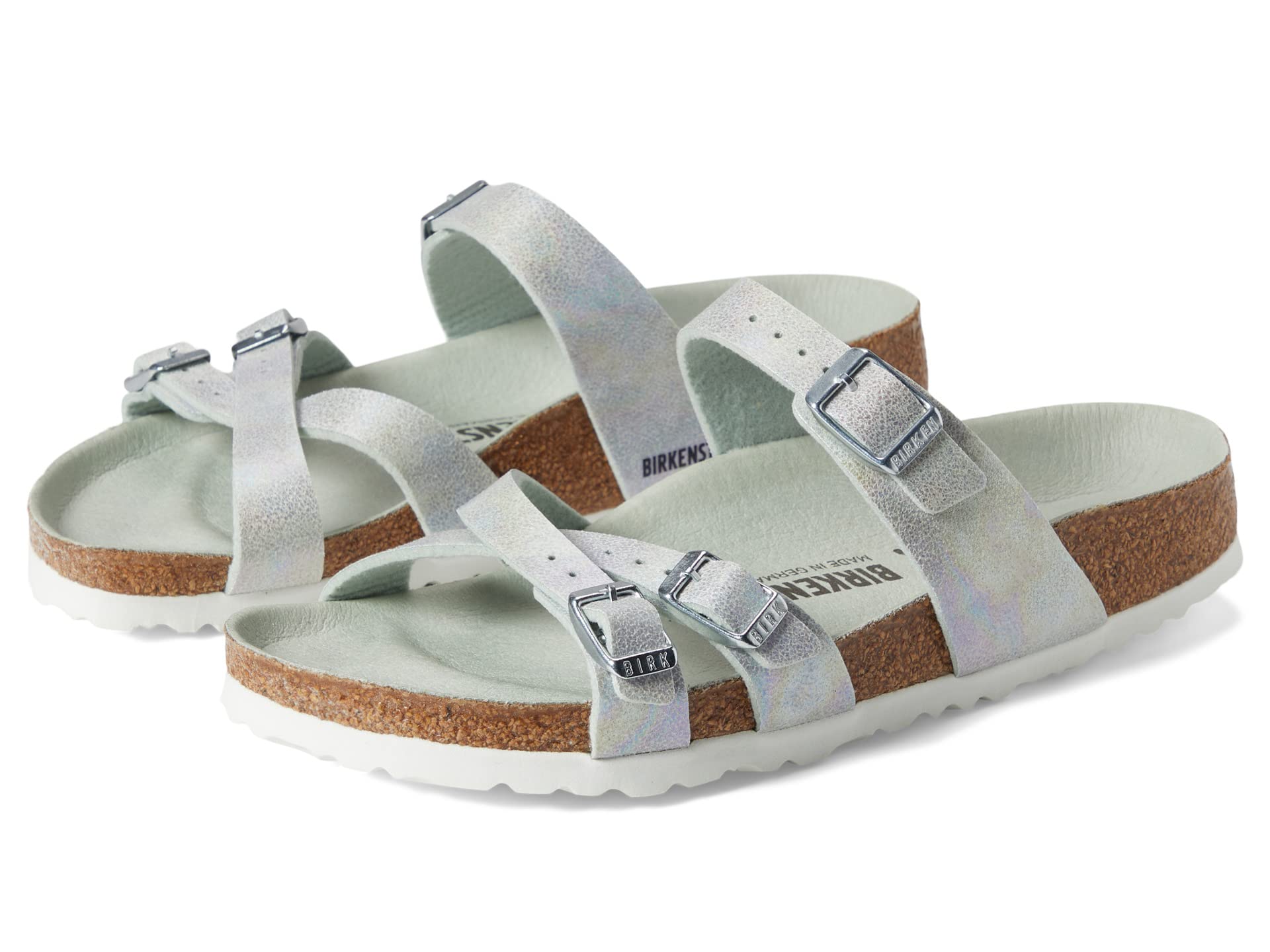 Женские сандалии Birkenstock Franca Iridescent с анатомической пробковой стелькой для максимального комфорта Birkenstock