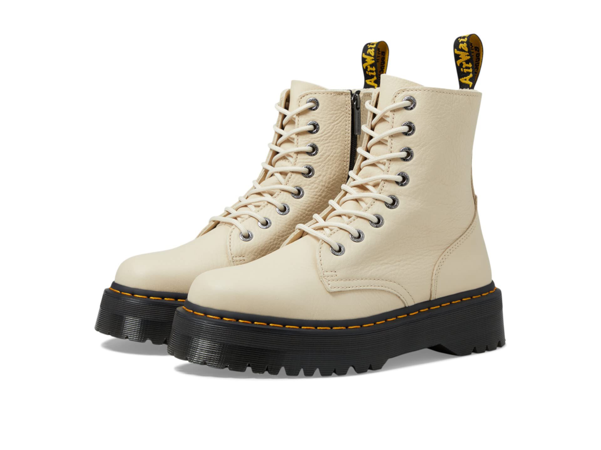 Ботинки Dr. Martens Jadon III из гладкой кожи с амортизирующей подошвой и молнией сбоку Dr. Martens