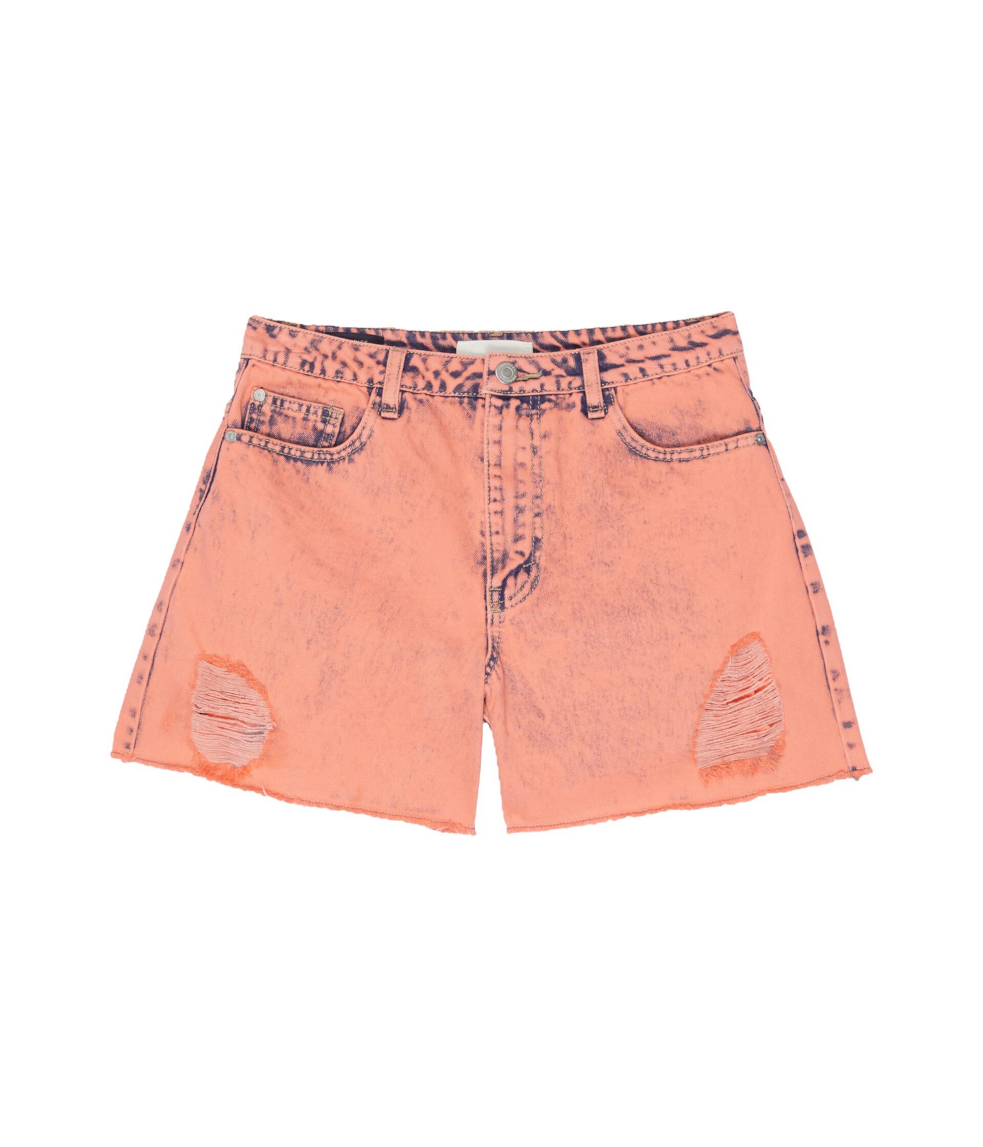 High-Waist Fringe Shorts (Big Kids) Habitual