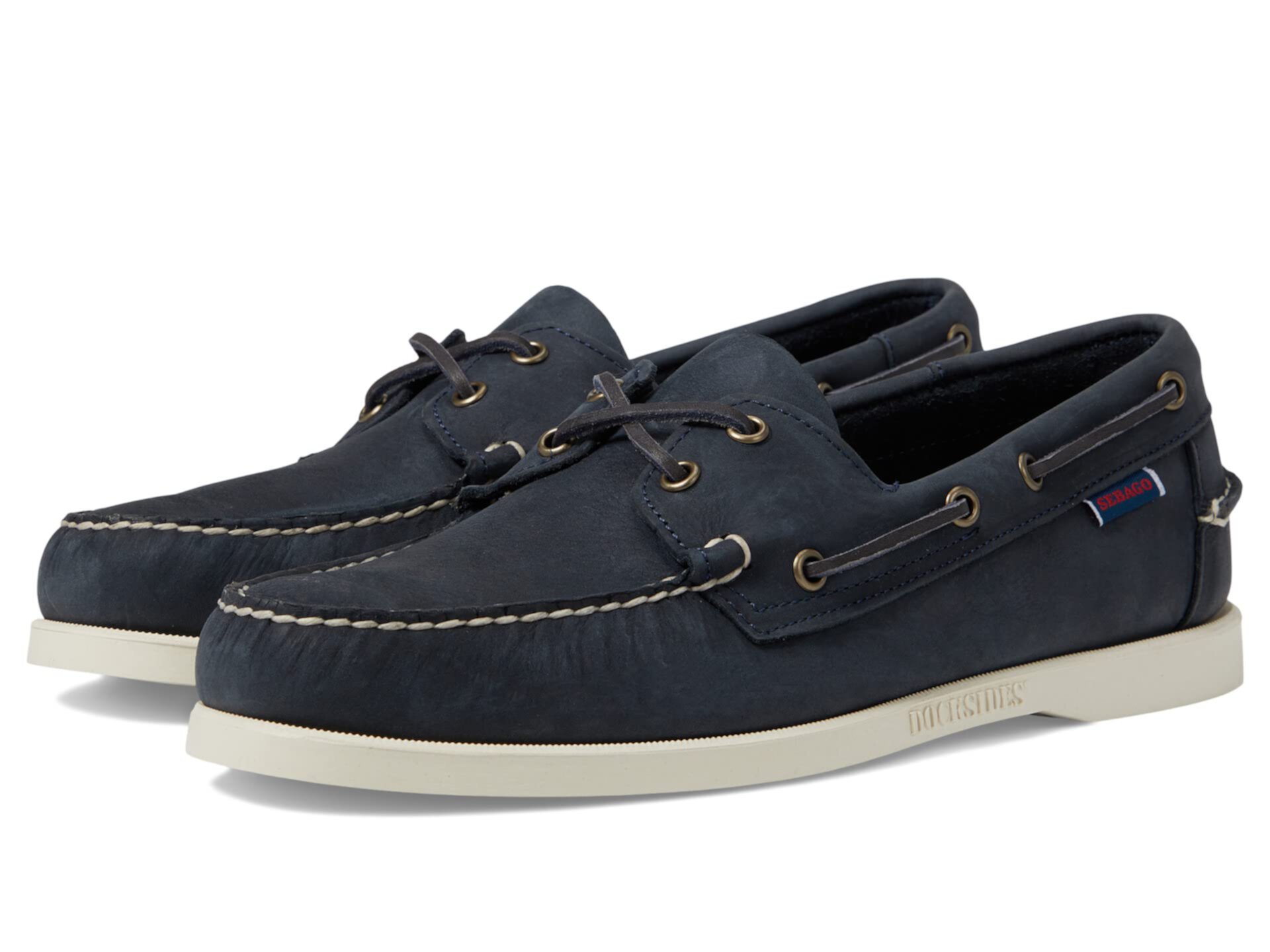 Летние кожаные лоферы Sebago Docksides Portland Crazy Horse с уникальным дизайном Sebago