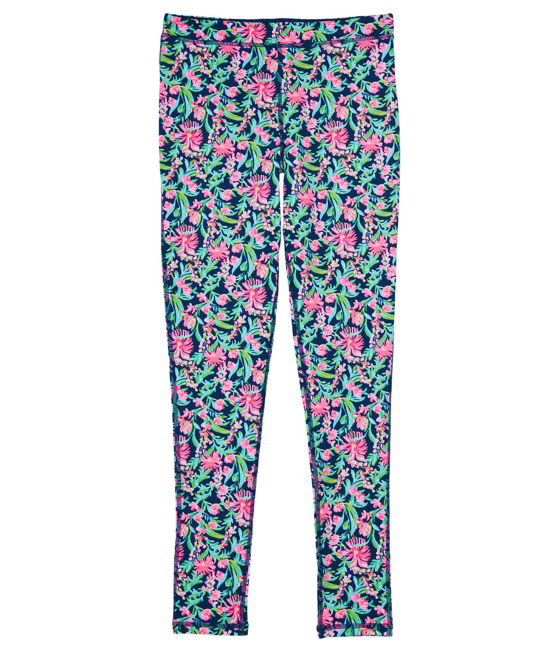 Детские леггинсы Mini Leggings Up Lilly Pulitzer с эластичным поясом и принтом Lilly Pulitzer Kids