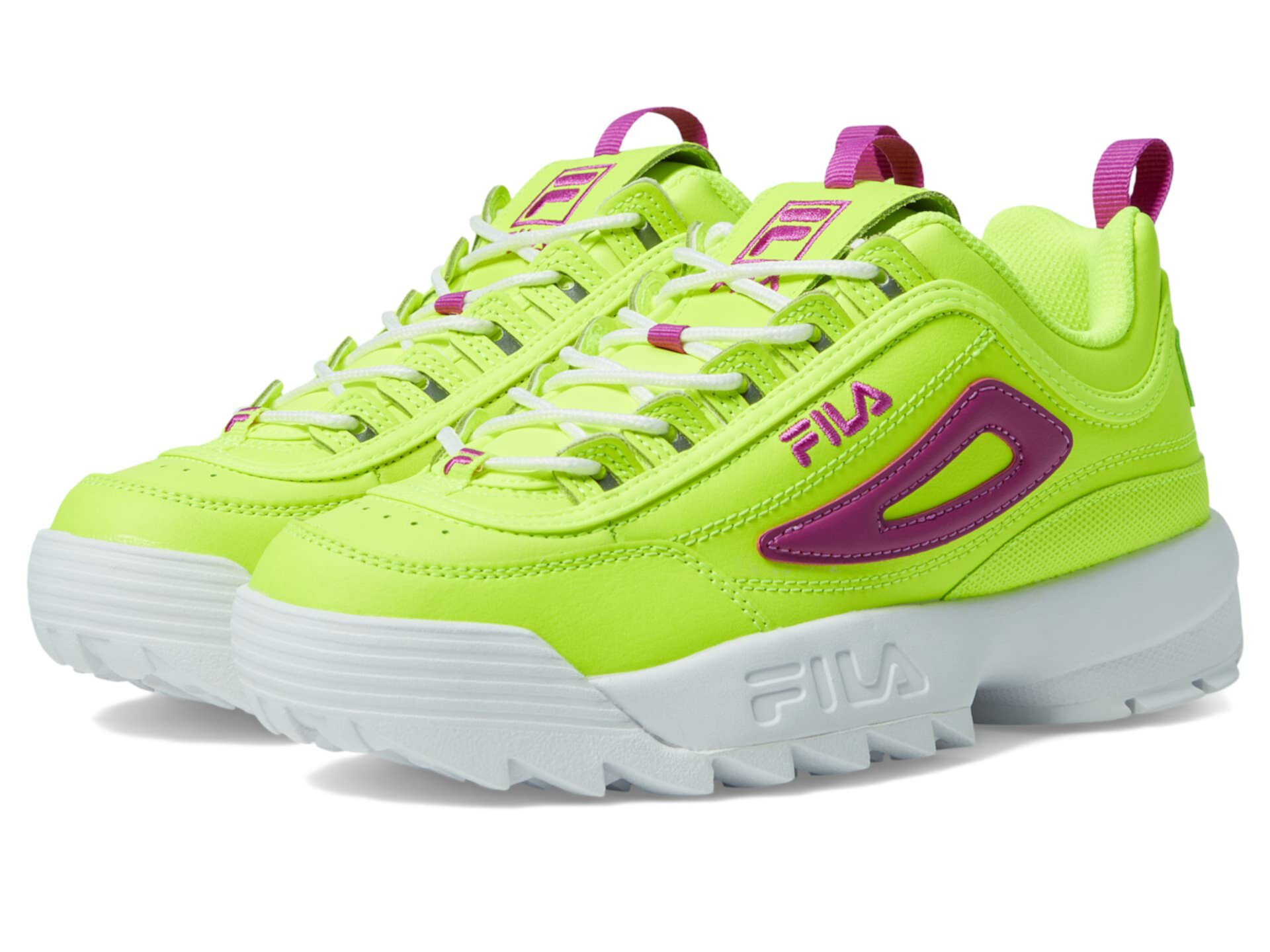 Кроссовки Fila Disruptor II Premium с легким кожаным верхом и подкладкой для комфорта Fila