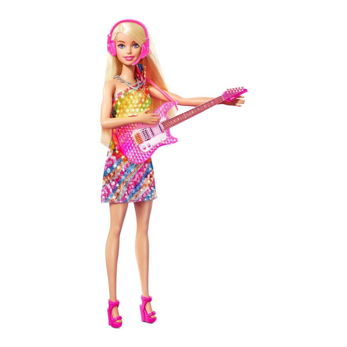 Модная кукла Barbie® Big City, Big Dreams Malibu Roberts Rocker и набор музыкальных аксессуаров Barbie
