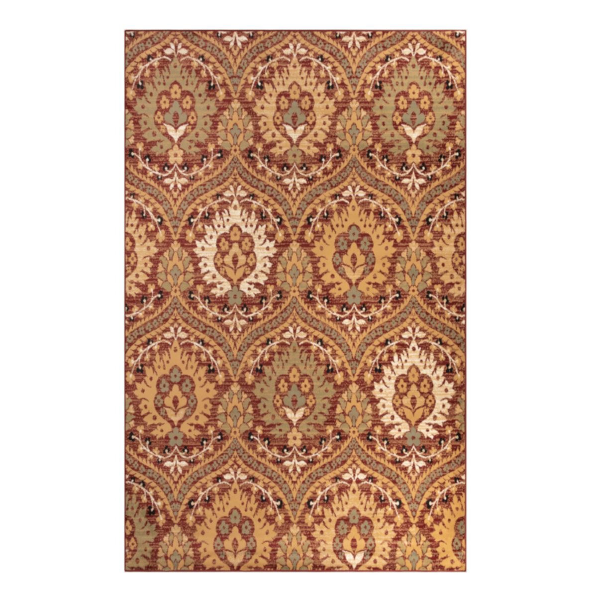 Улучшенный восточный винтажный коврик с цветочным принтом Superior