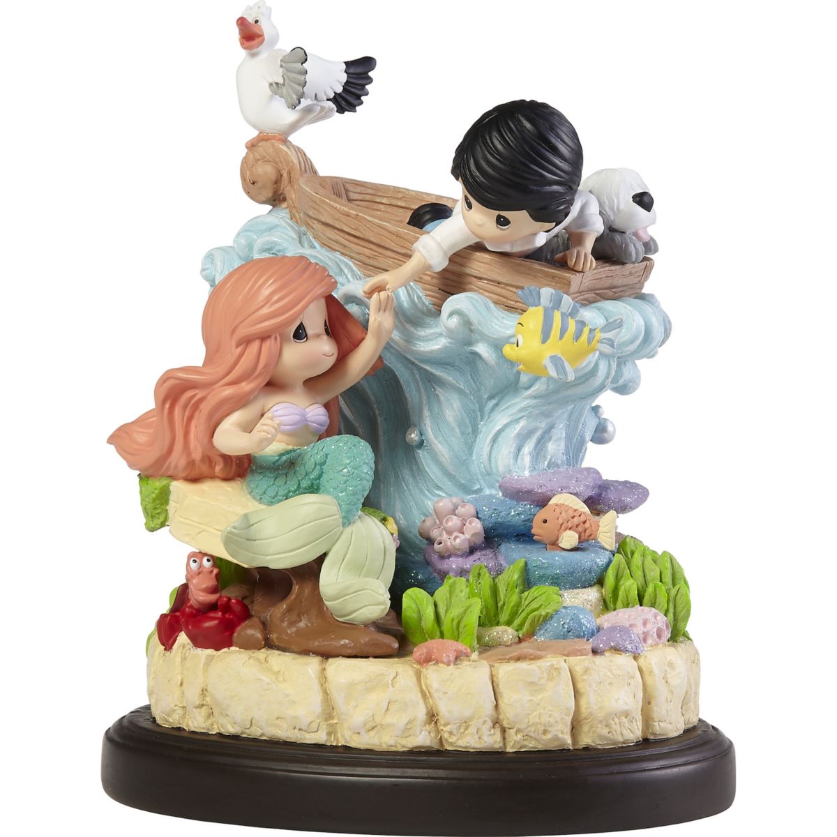 Disney The Little Mermaid Our Worlds Together Музыкальный декор для стола от Precious Moments Precious Moments