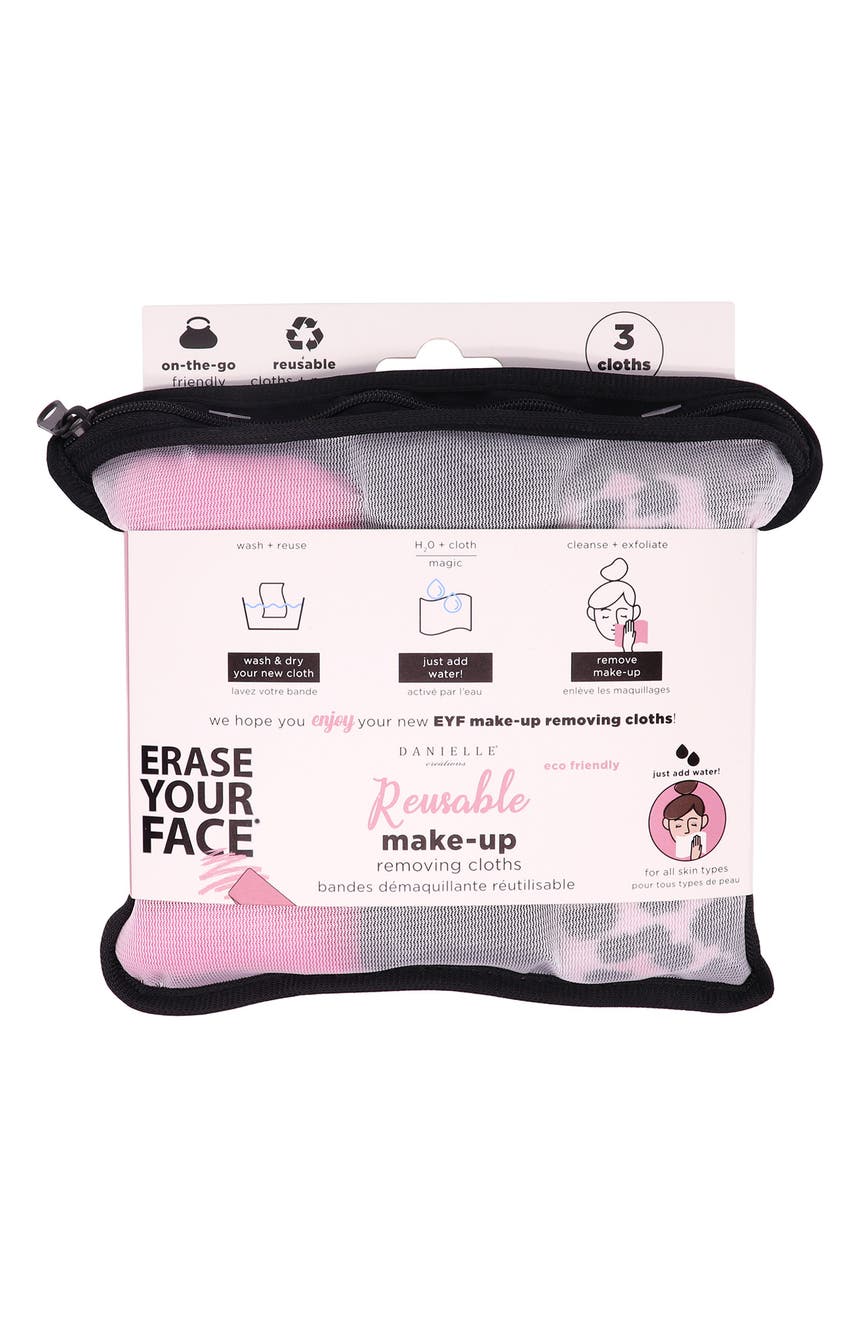 Салфетка для снятия макияжа - Leopard - упаковка из 3 шт. ERASE YOUR FACE