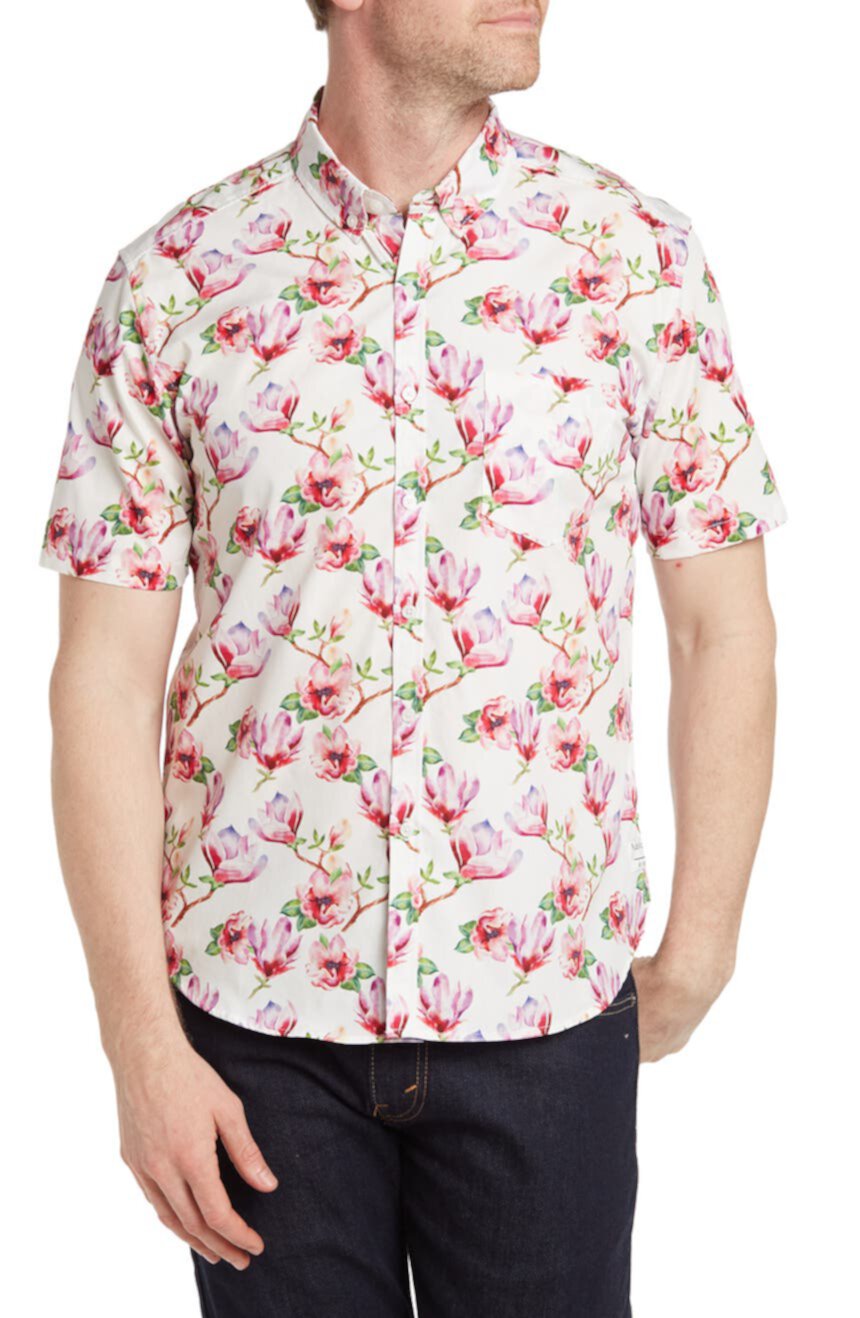 Рубашка New Magnolia с короткими рукавами и пуговицами спереди PUBLIC ART
