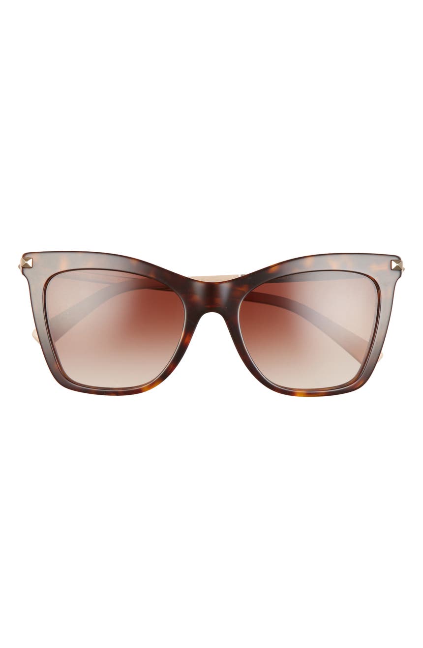 Солнцезащитные очки «кошачий глаз» 54 мм Valentino