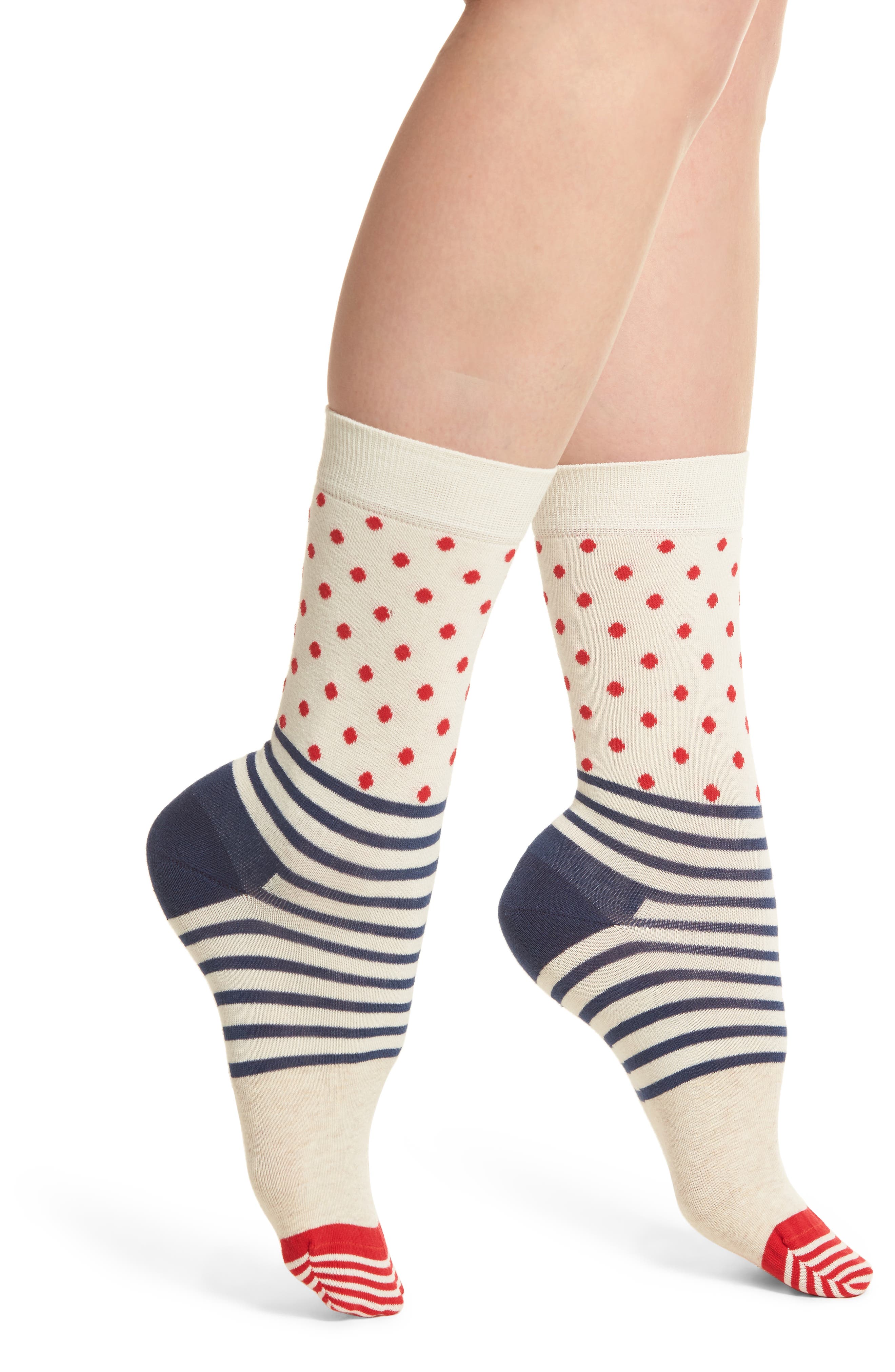 Stripes & Dots Crew Socks Happy Socks