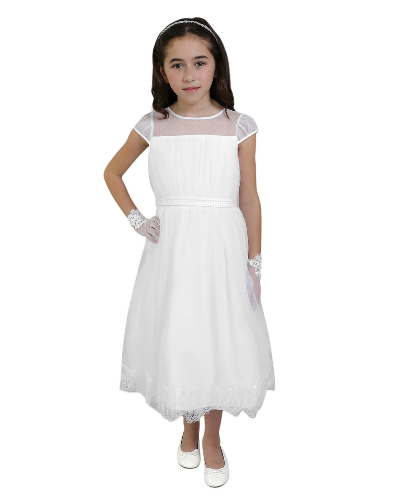 Платье для причастия альта для маленьких девочек Us Angels