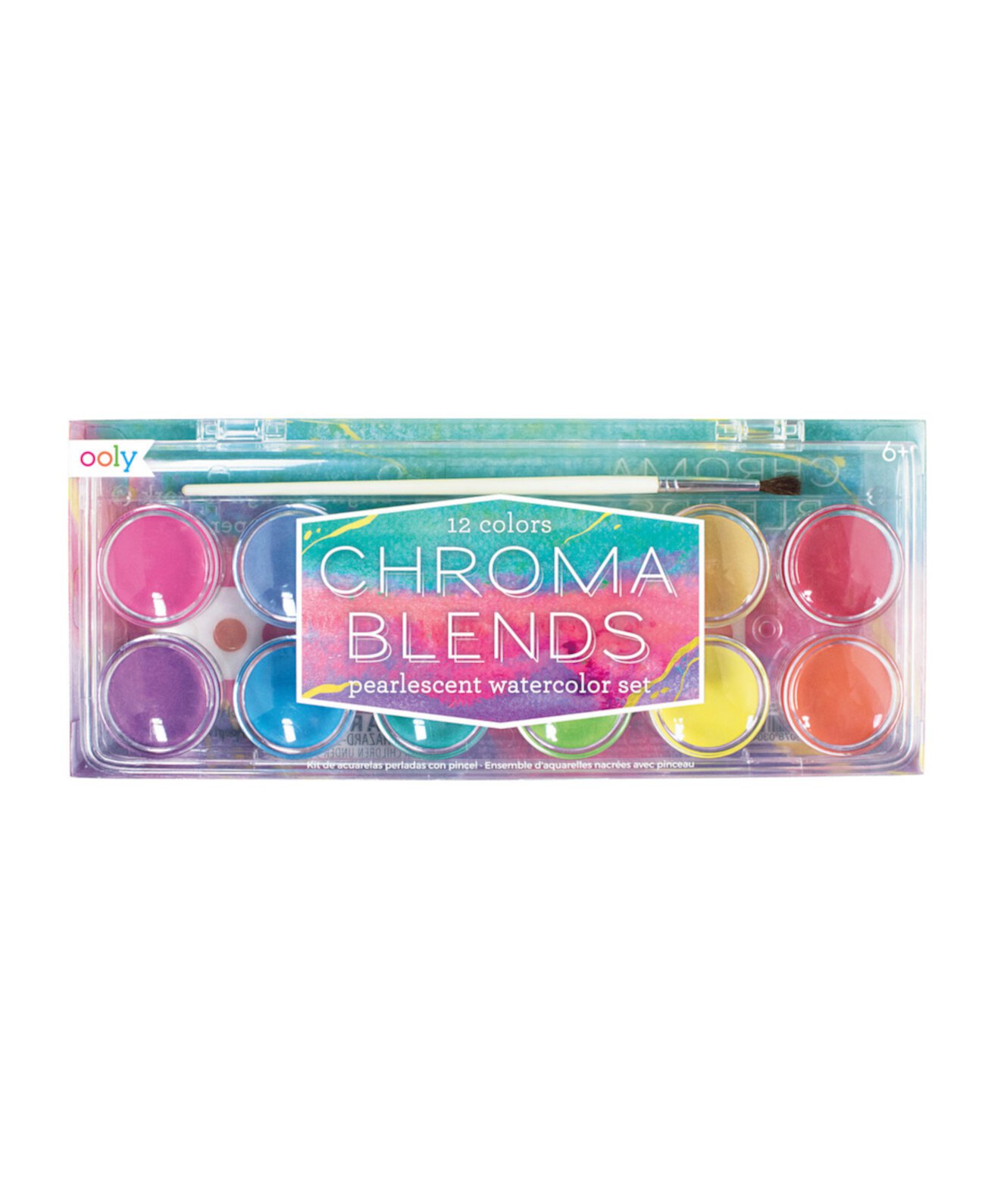 Акварельные краски Chroma Blends, набор из 12 шт. Ooly