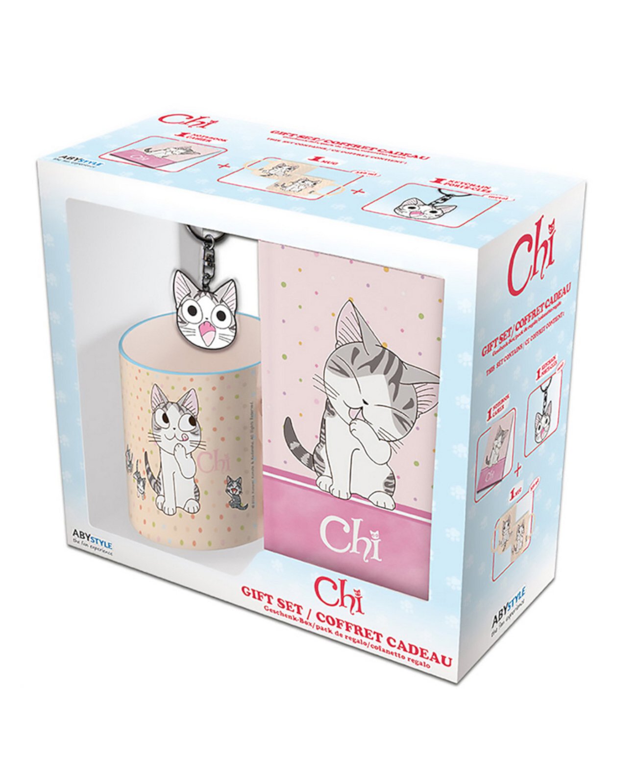 Chi's Sweet Home - Подарочный набор Чи для любителей кошек, 3 предмета ABYSTYLE