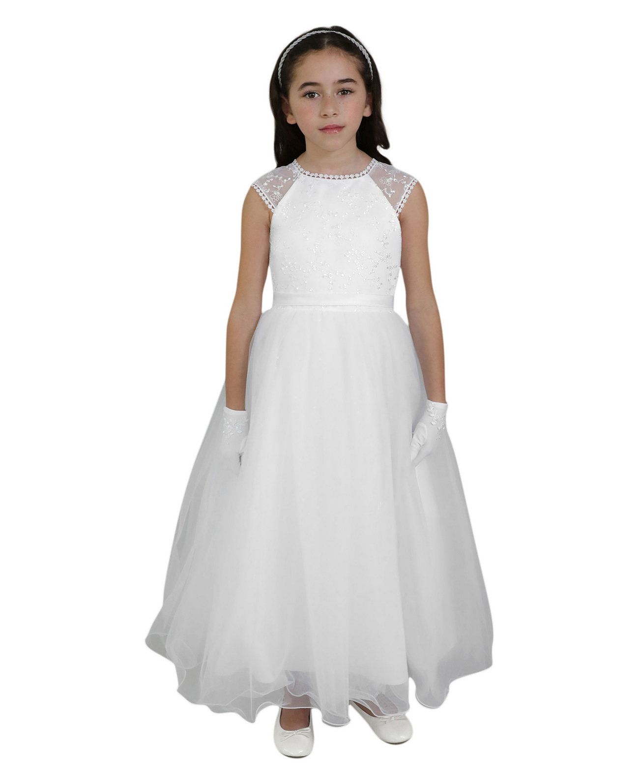 Платье для причастия маленьких девочек Helena Us Angels