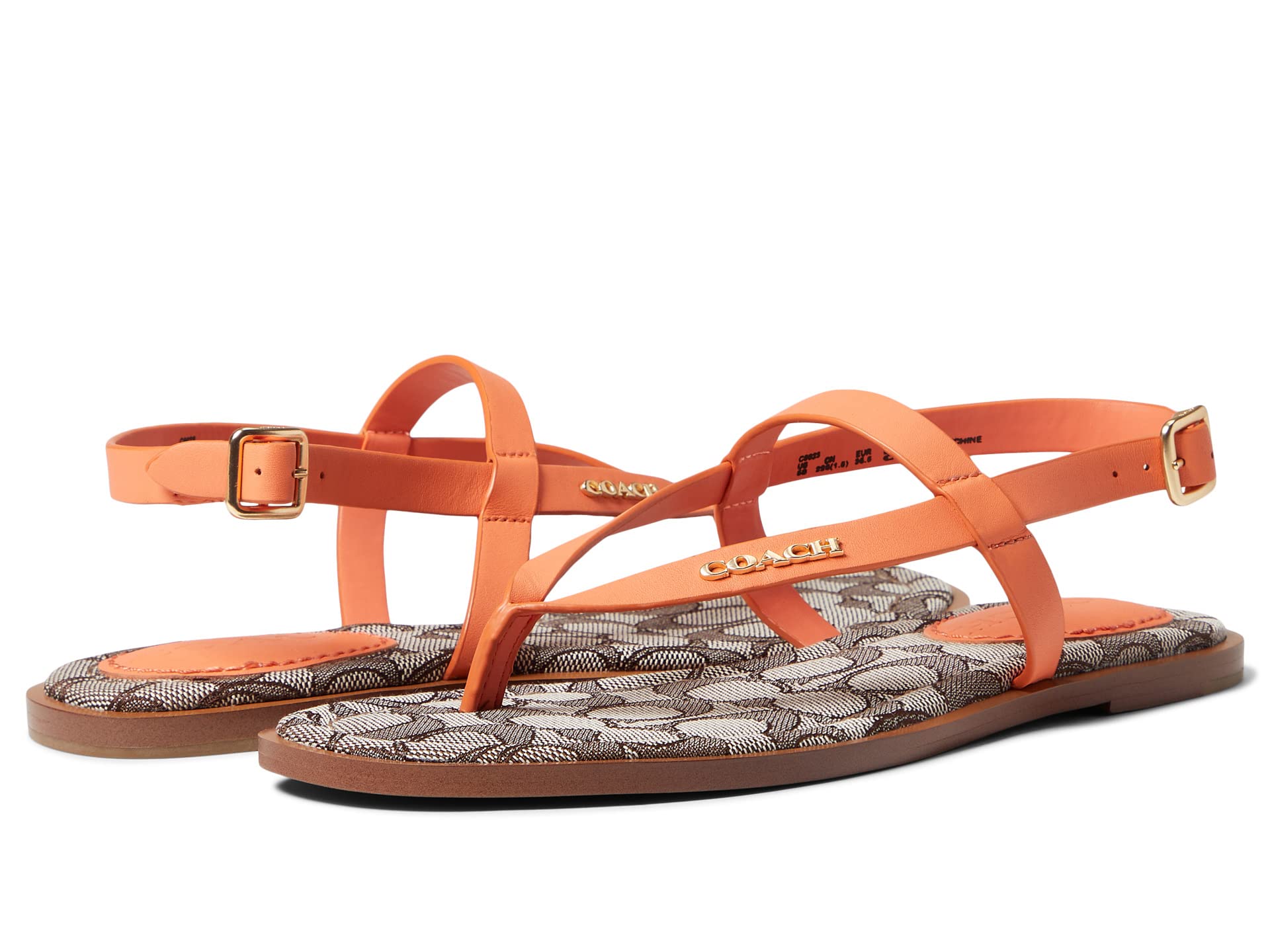 Josie Leather Sandal Coach