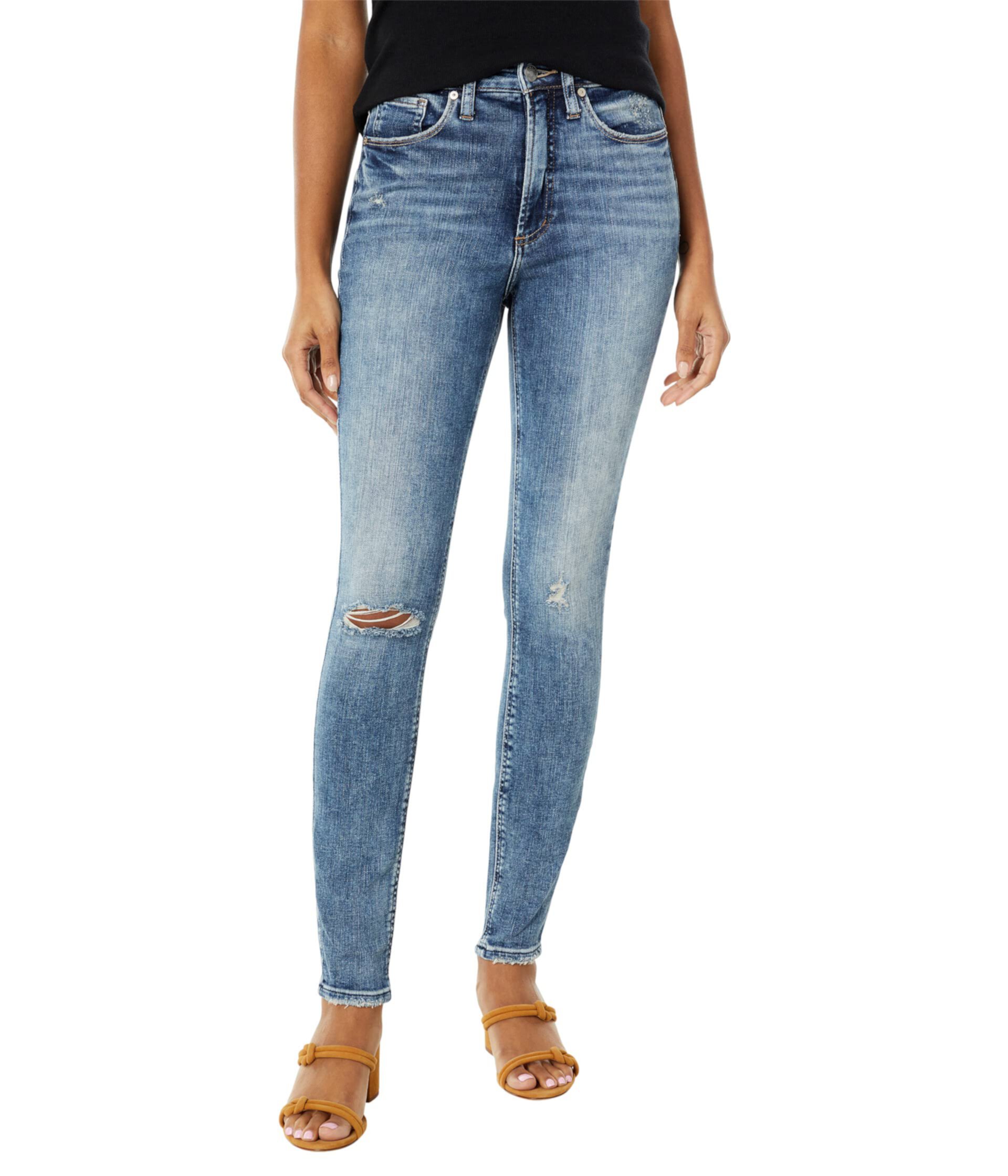 High Note Skinny L64027SCV251 Silver Jeans Co.