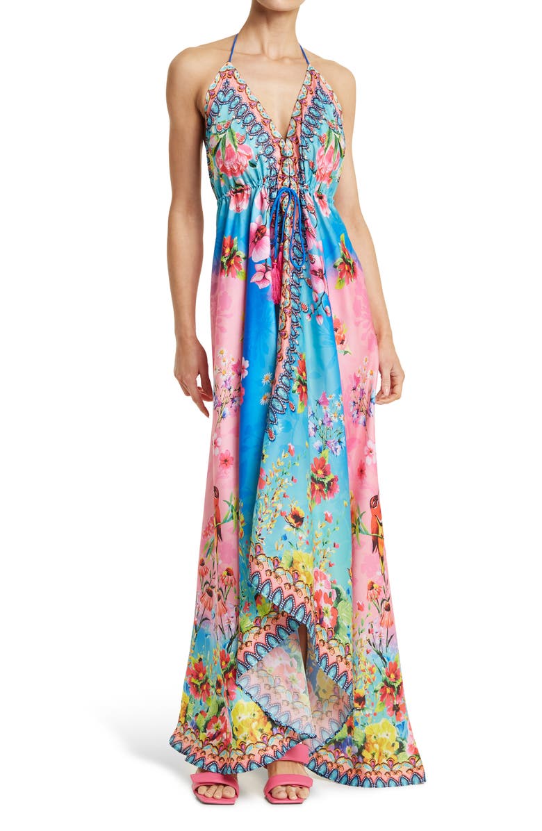 Яркое платье с цветочным принтом и цветочным принтом RANEES
