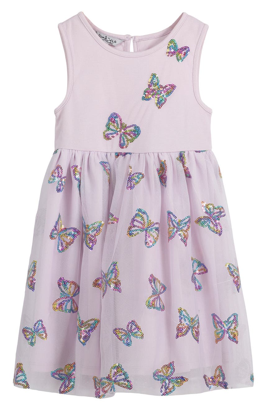 Pastourelle by Pippa & Julie Sequin Butterfly Sleeveless Dress Pastourelle by Pippa & Julie
