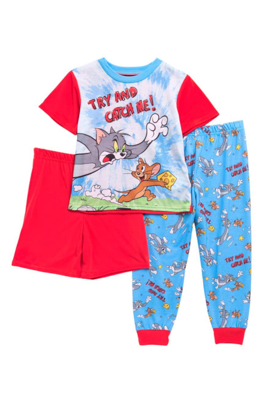 Tom & Jerry 3-Piece Pajama Set Komar