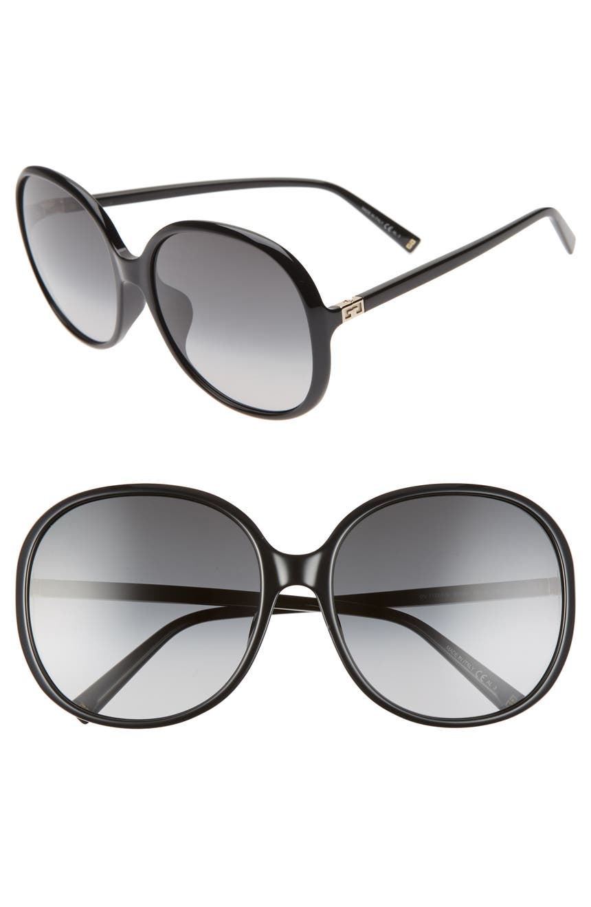 Крупногабаритные круглые солнцезащитные очки с градиентом 63 мм Givenchy