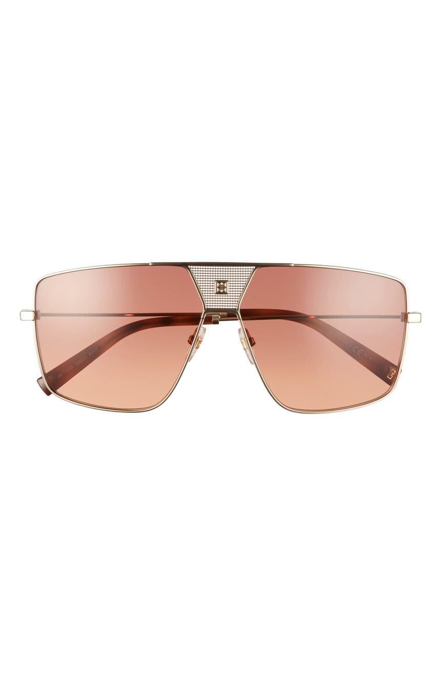 Большие солнцезащитные очки-авиаторы 63 мм Givenchy