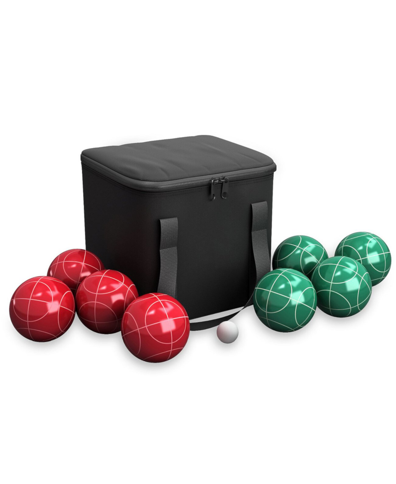 Hey Play Bocce Ball Set - семейная игра в бочче на открытом воздухе для заднего двора, газона, пляжа и многого другого Trademark Global