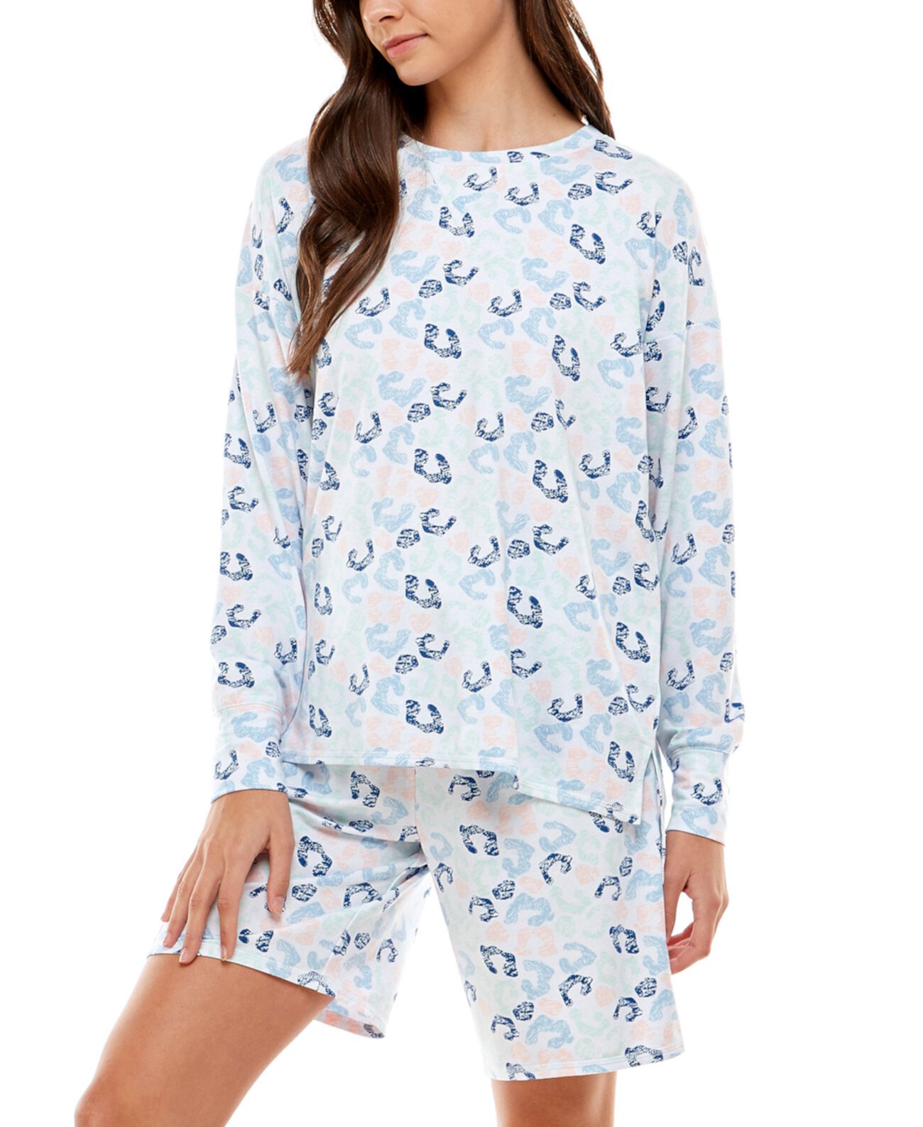 Пижамный комплект с шортами-бермудами Cosy Luxe Roudelain