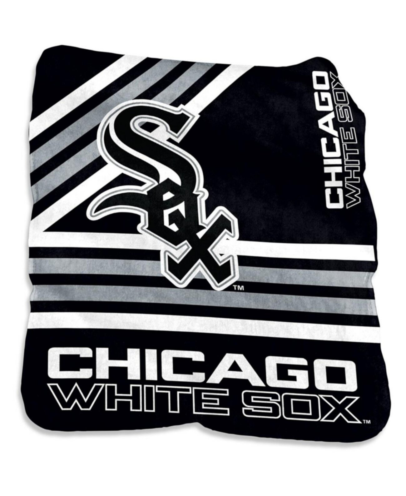 Плюшевое одеяло Chicago White Sox с цельным дизайном, размер 127 см x 152 см Logo Brand